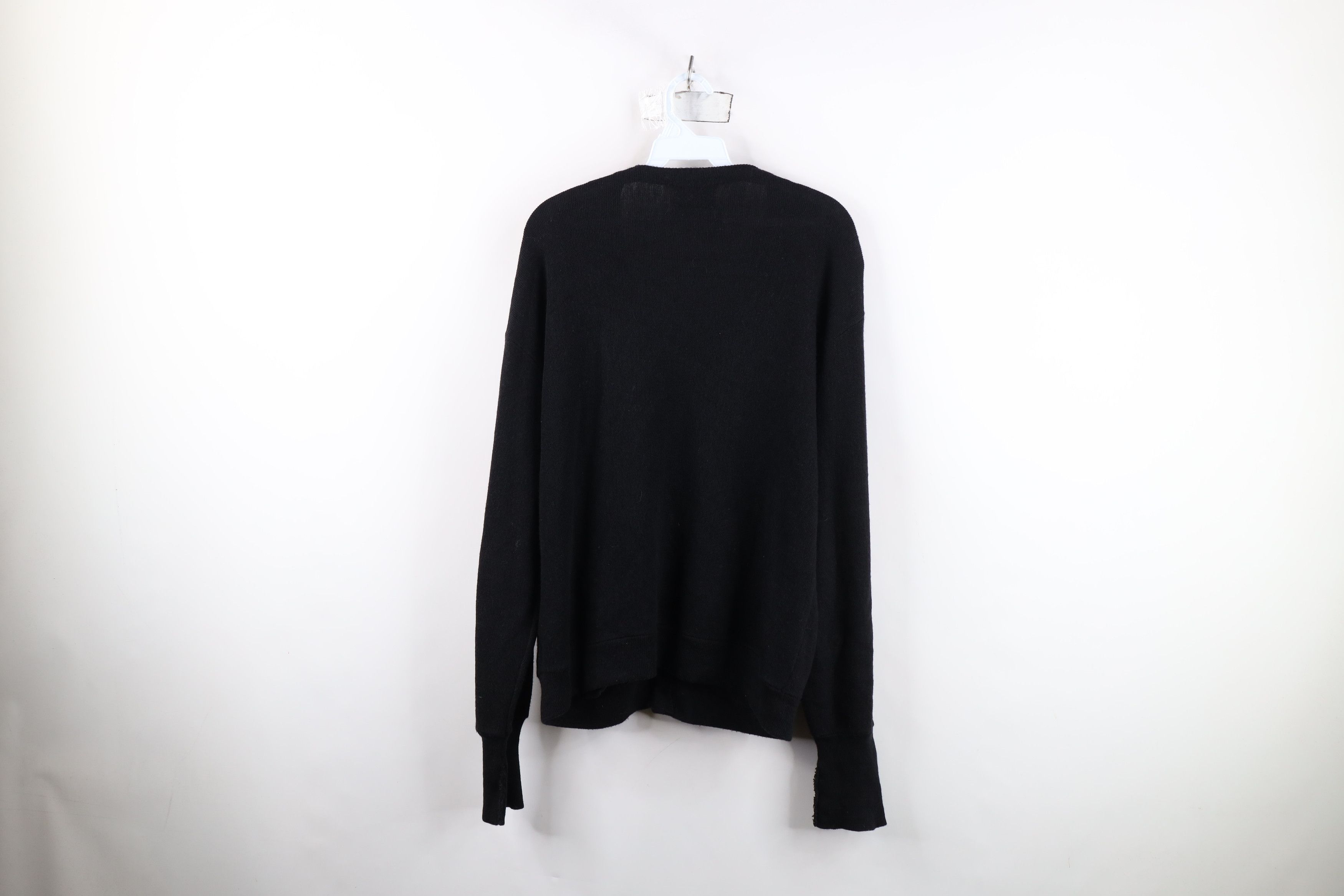 Vintage Vintage 50s Streetwear Button Cardigan Sweater Black USA Size US L / EU 52-54 / 3 - 12 Thumbnail