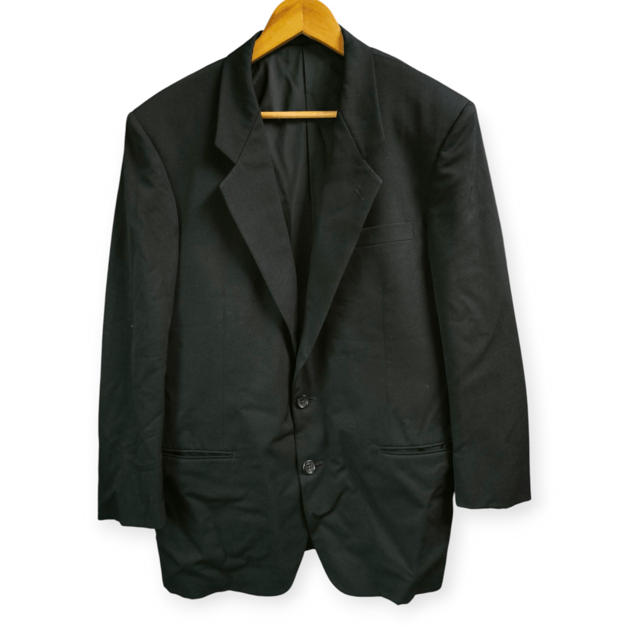 Comme des Garcons Homme Deux AD 1989 Tailor Wool Laine Black Size 40R - 1 Thumbnail