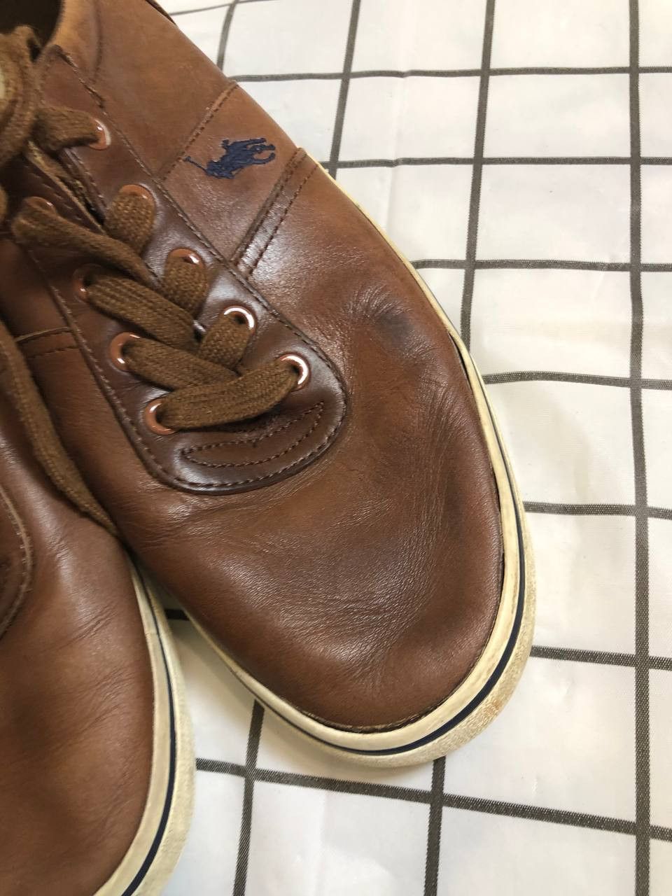 Polo Ralph Lauren Ralph Lauren Hanford Leder Sneaker Herren Neu ungetragen Size US 10 / EU 43 - 3 Thumbnail