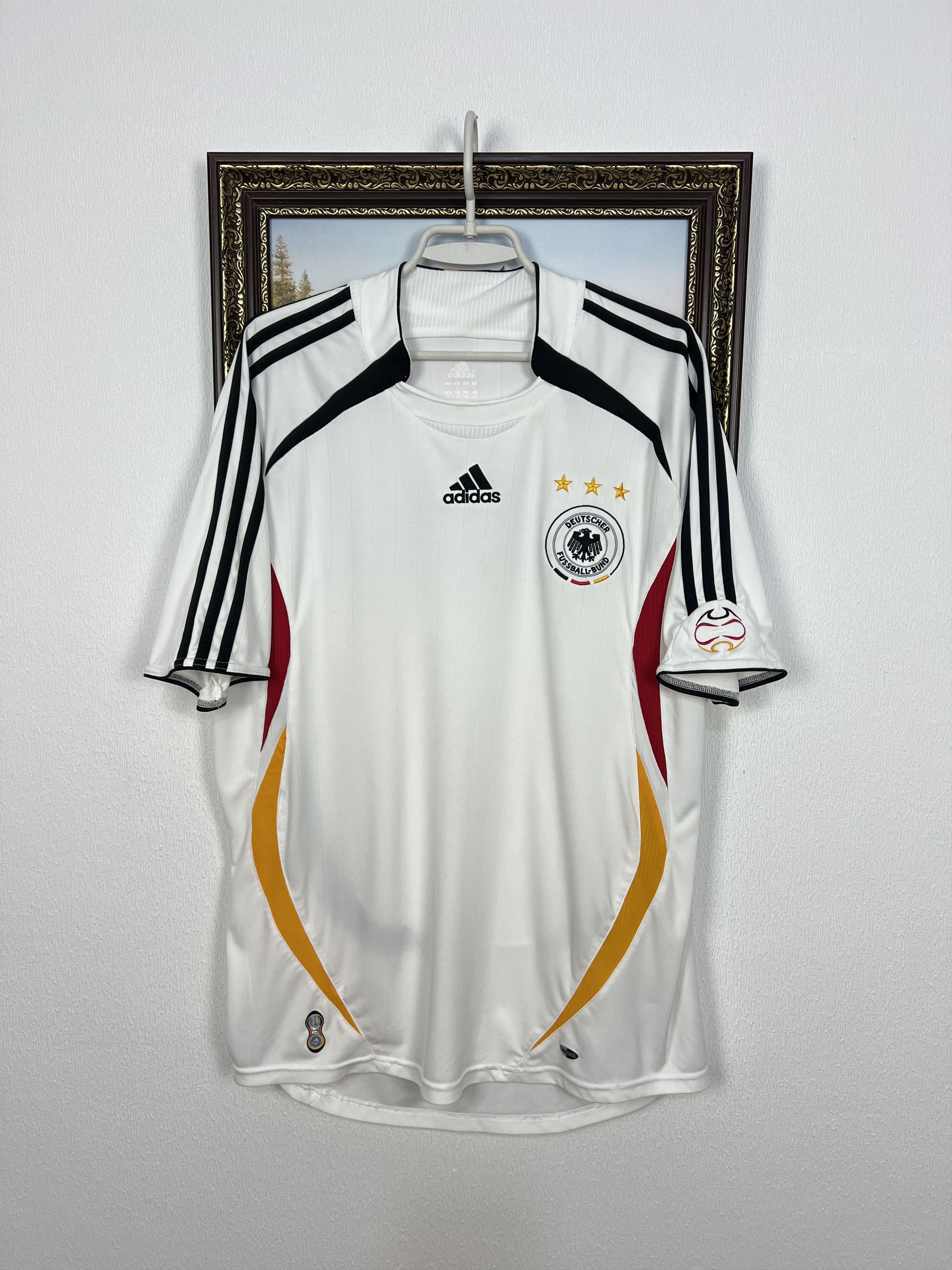 Adidas Germany Home football shirt 2005 Soccer Adidas Jersey Size US L / EU 52-54 / 3 - 1 Thumbnail
