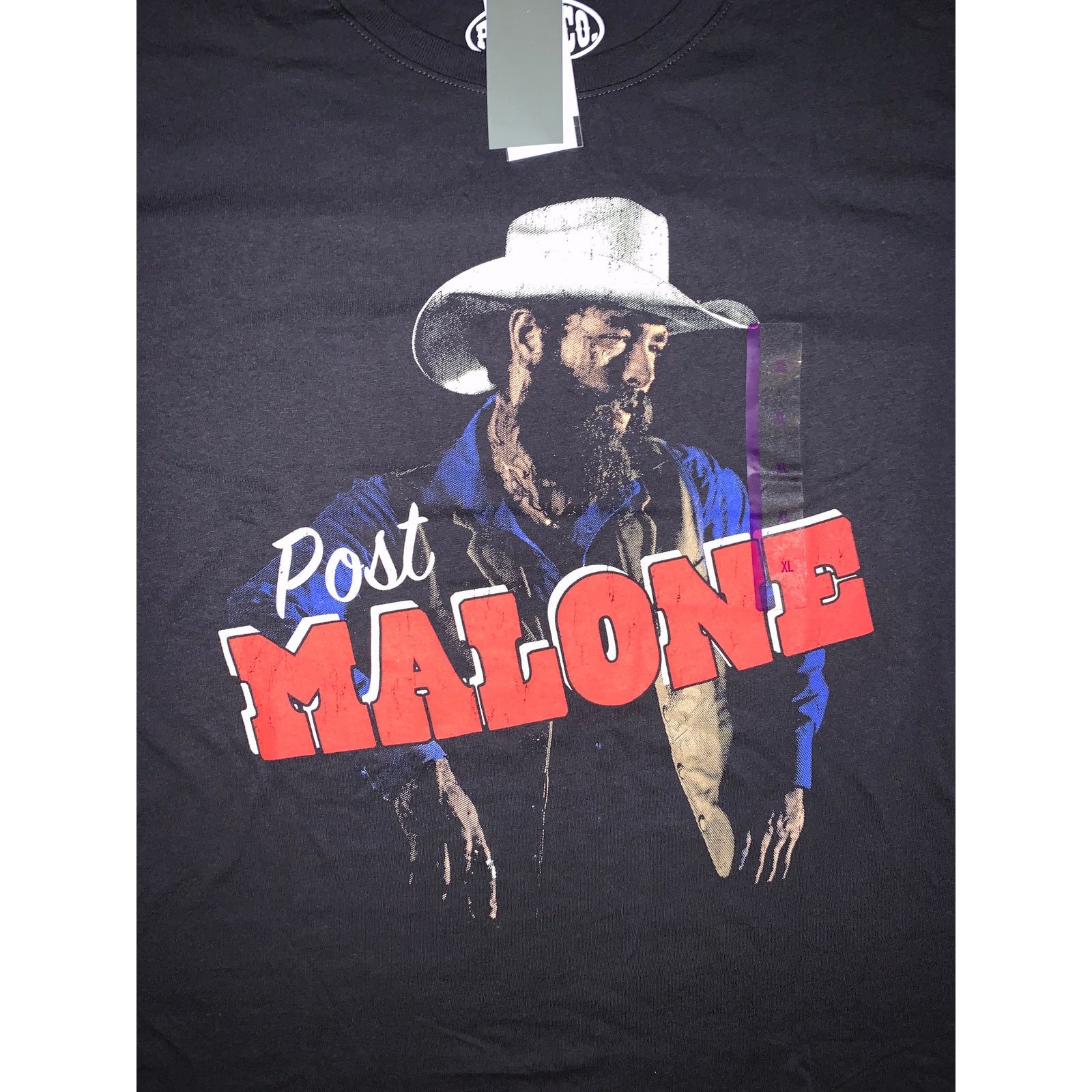 Band Tees Post Malone Graphic T Shirt XL Black NWT Rap Merch Tee Size US L / EU 52-54 / 3 - 1 Thumbnail