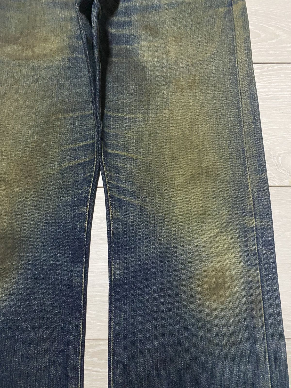 Martine Rose × Tommy Jeans Vintage Tommy Japan Mud Wash Distressed Loose Jeans Size US 32 / EU 48 - 8 Thumbnail