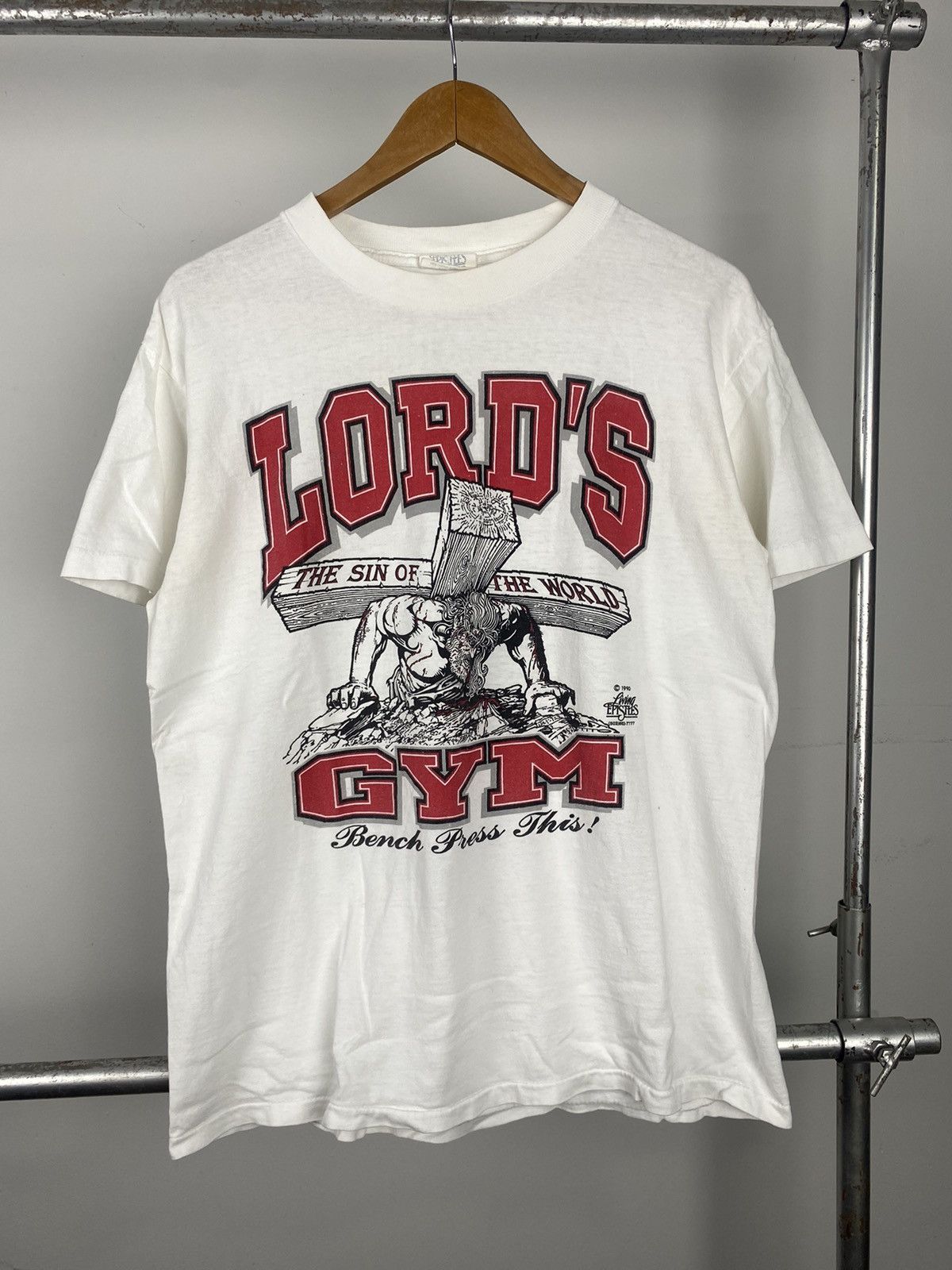 Band Tees × Vintage Vtg90’s Jesus Size US M / EU 48-50 / 2 - 1 Thumbnail
