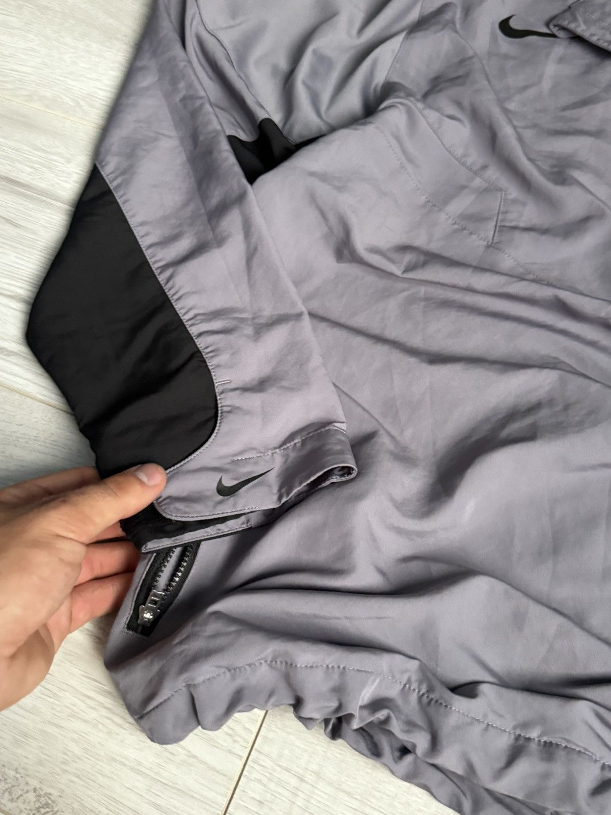 Nike Vintage Nike Golf Nylon Track Jacket Size US L / EU 52-54 / 3 - 4 Thumbnail