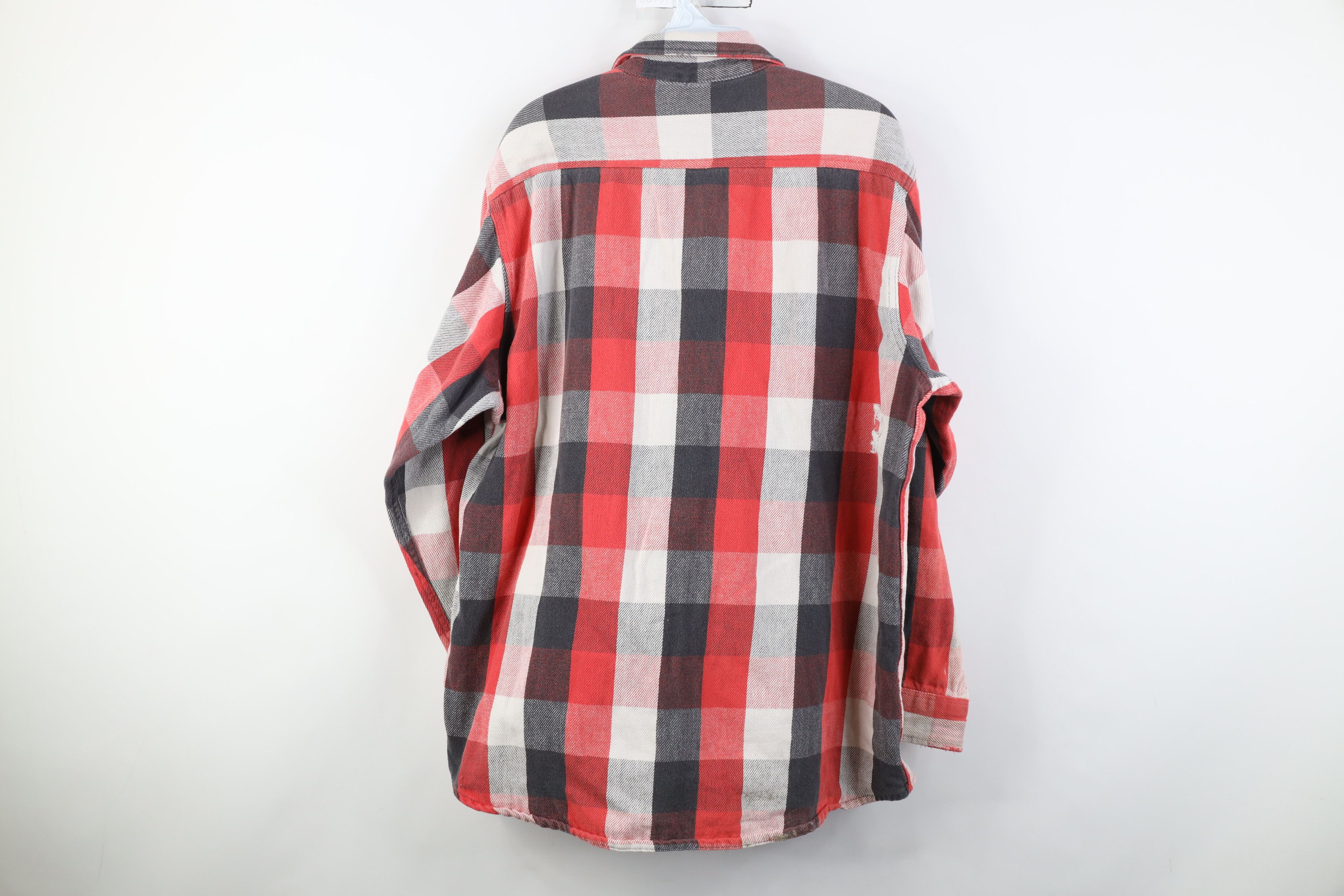 Vintage Vintage 90s Streetwear Heavyweight Button Shirt Plaid Size US XL / EU 56 / 4 - 13 Thumbnail