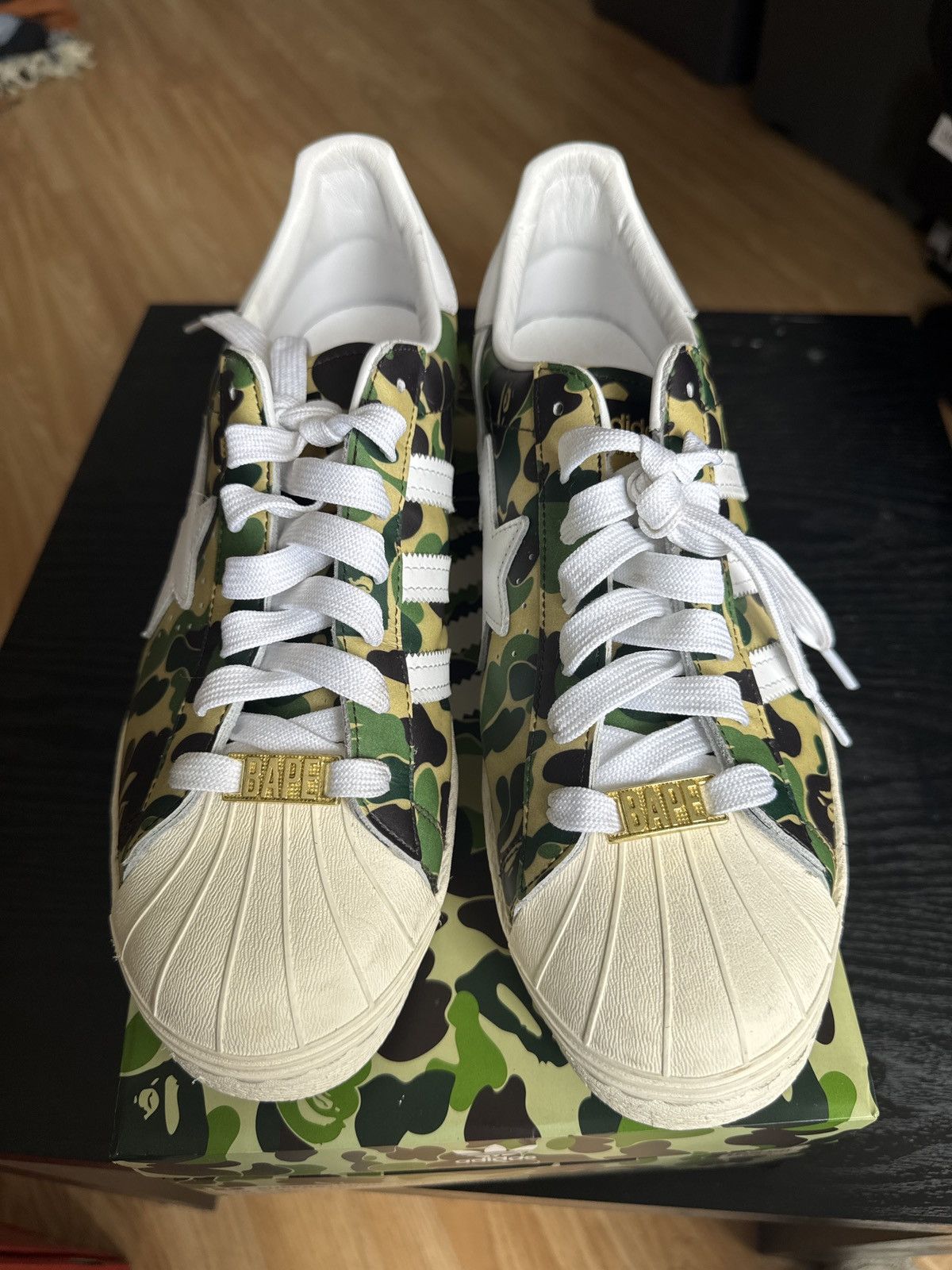 adidas gazelle silver green womens adidas x Bape Superstar 80s main image 0
