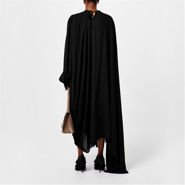 Balenciaga o1g2r1mq0924 Dress in Black Size XXS / US 00 / IT 34 - 5 Thumbnail