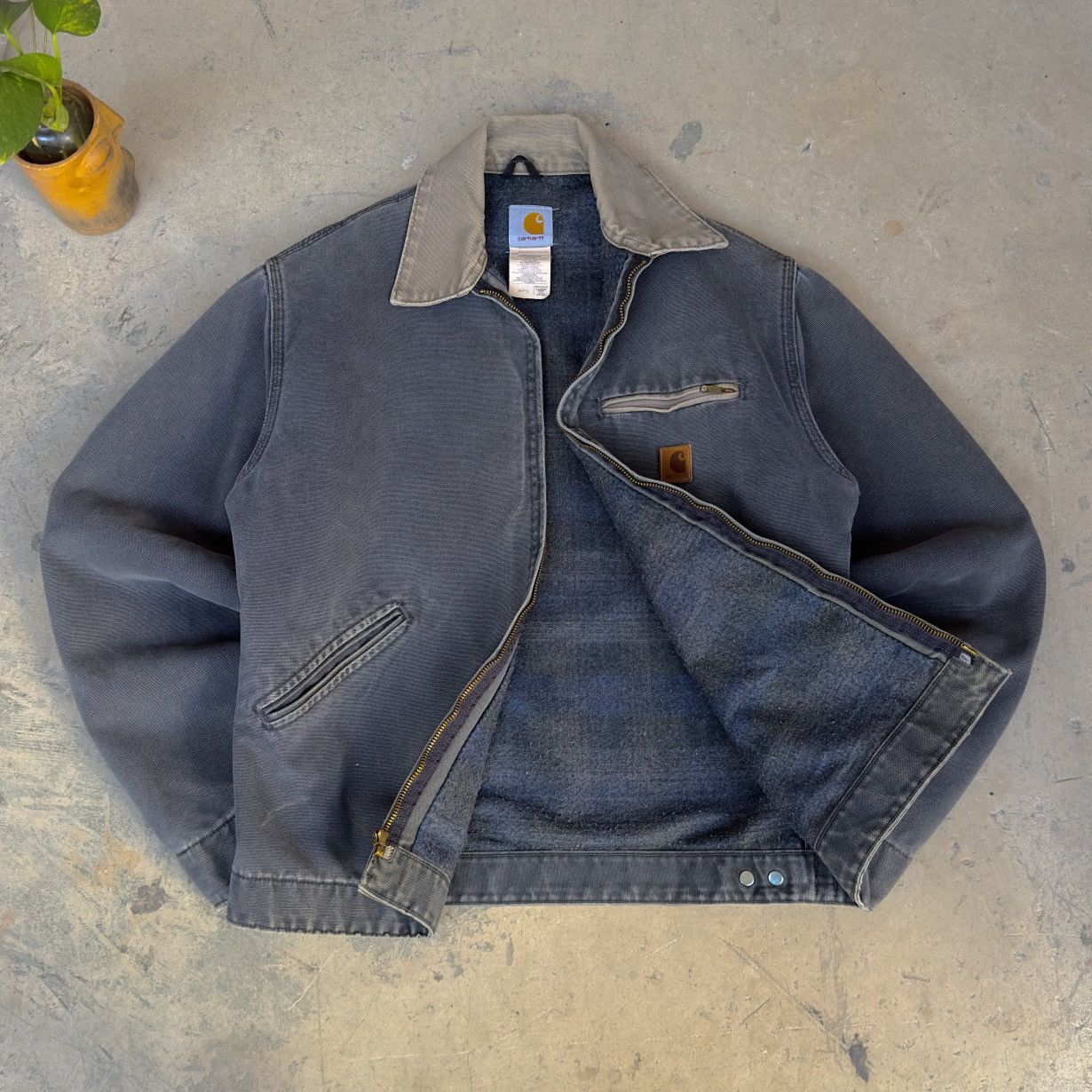Carhartt SOLD - 2000’s Carhartt Detroit Jacket J97 PTL Faded Size US M / EU 48-50 / 2 - 4 Thumbnail