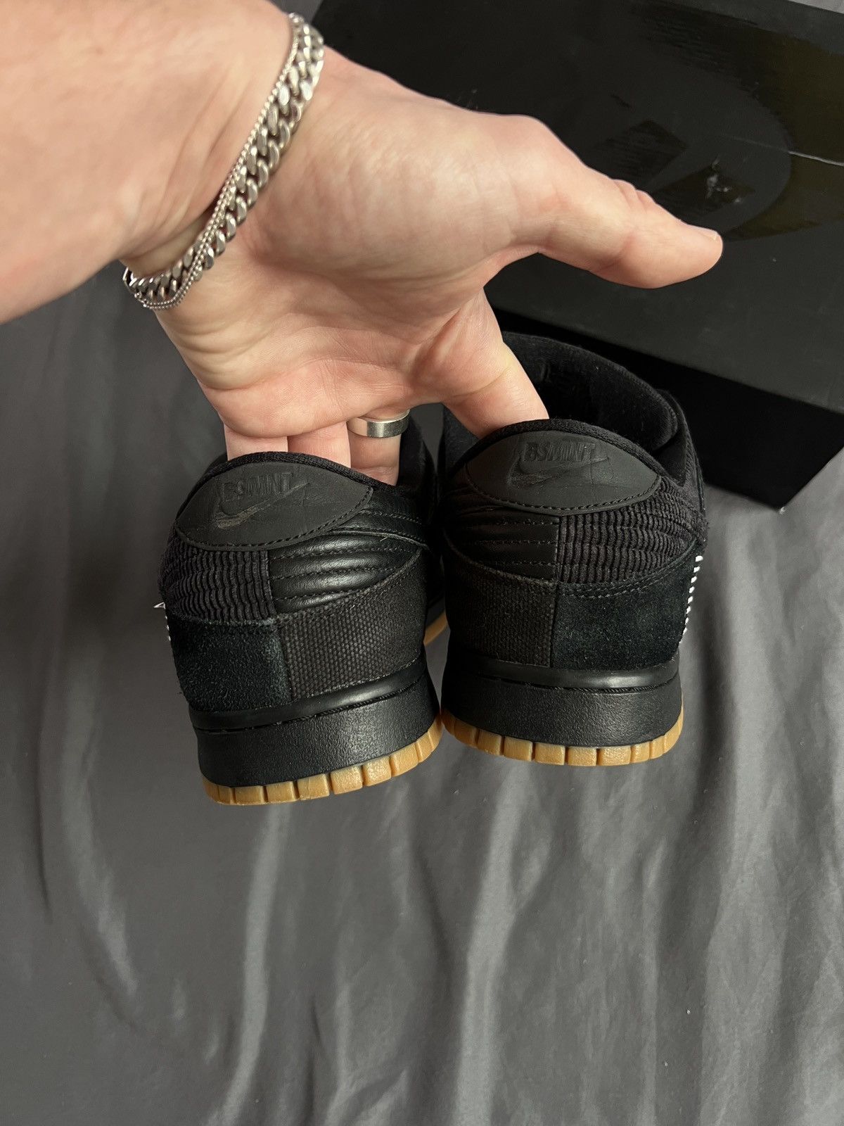 Nike × The Basement Nike x The Basement Dunk Low Black Size US 12 / EU 45 - 9 Thumbnail