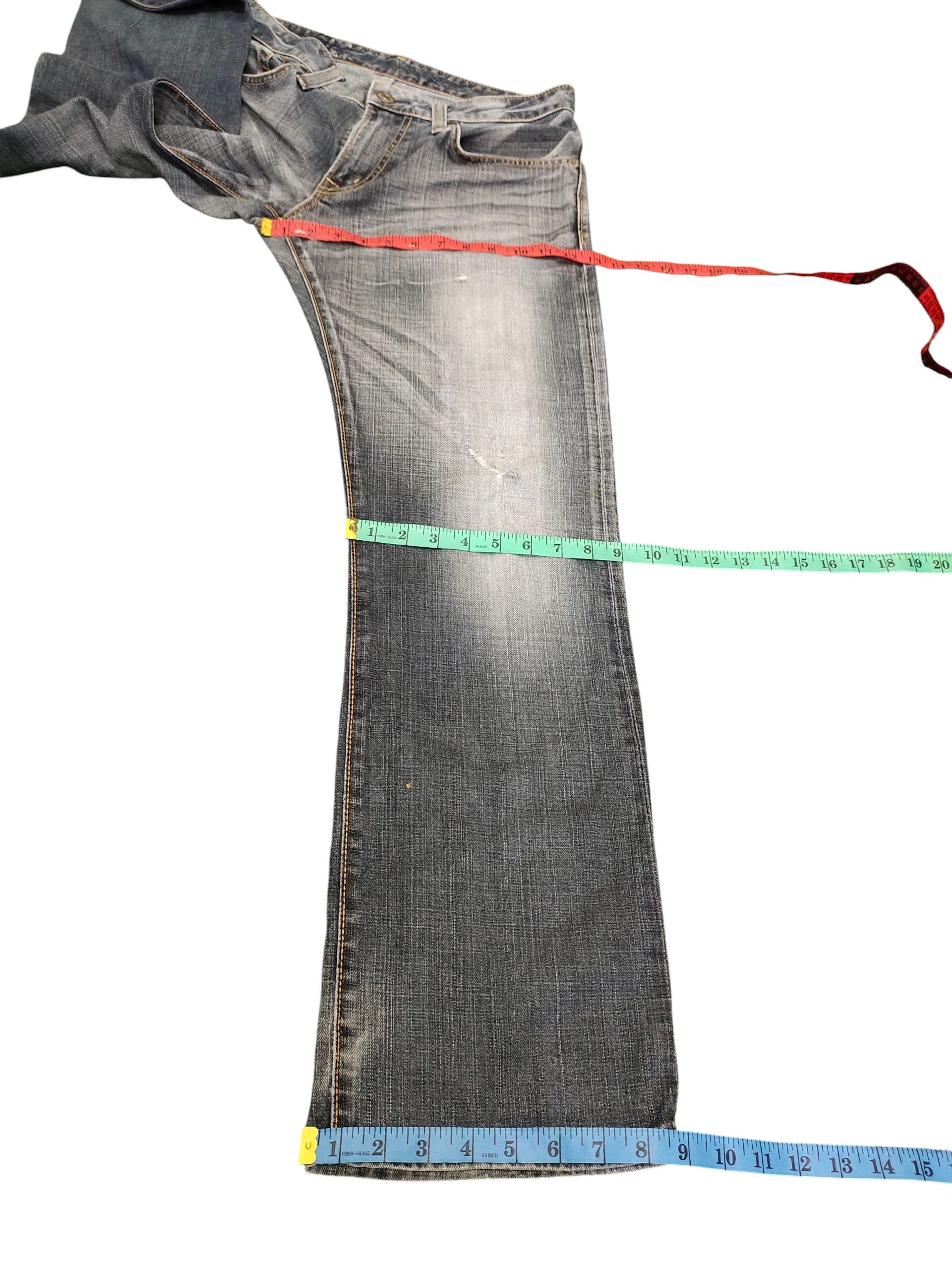 Comme des Garcons × Undercover Vintage Edwin 503 Regular Clawmark Distress Faded Jeans Size US 32 / EU 48 - 16 Thumbnail
