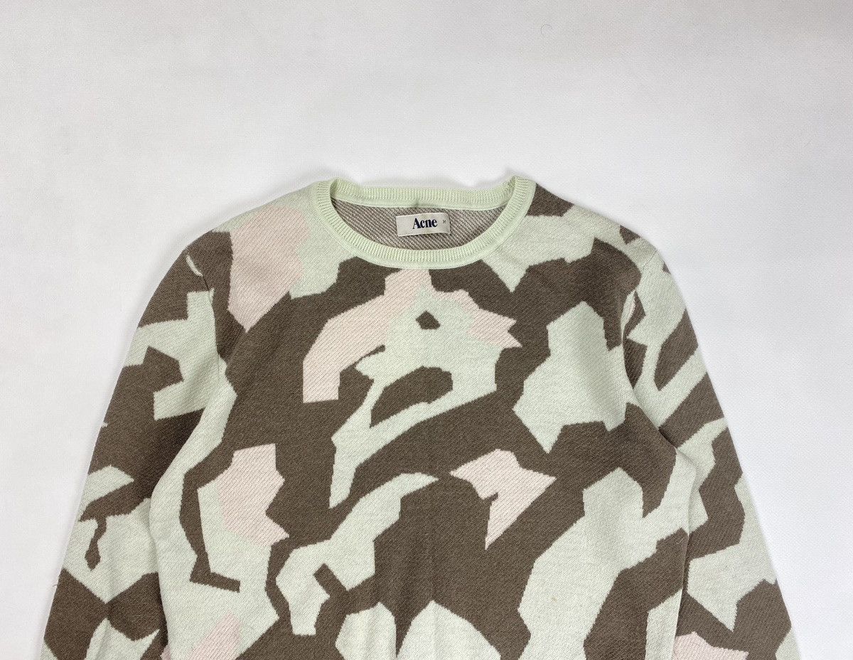 Acne Studios Acne Studios Sweater Lia Camo Wool Women's Long Sleeve Size M / US 6-8 / IT 42-44 - 3 Thumbnail