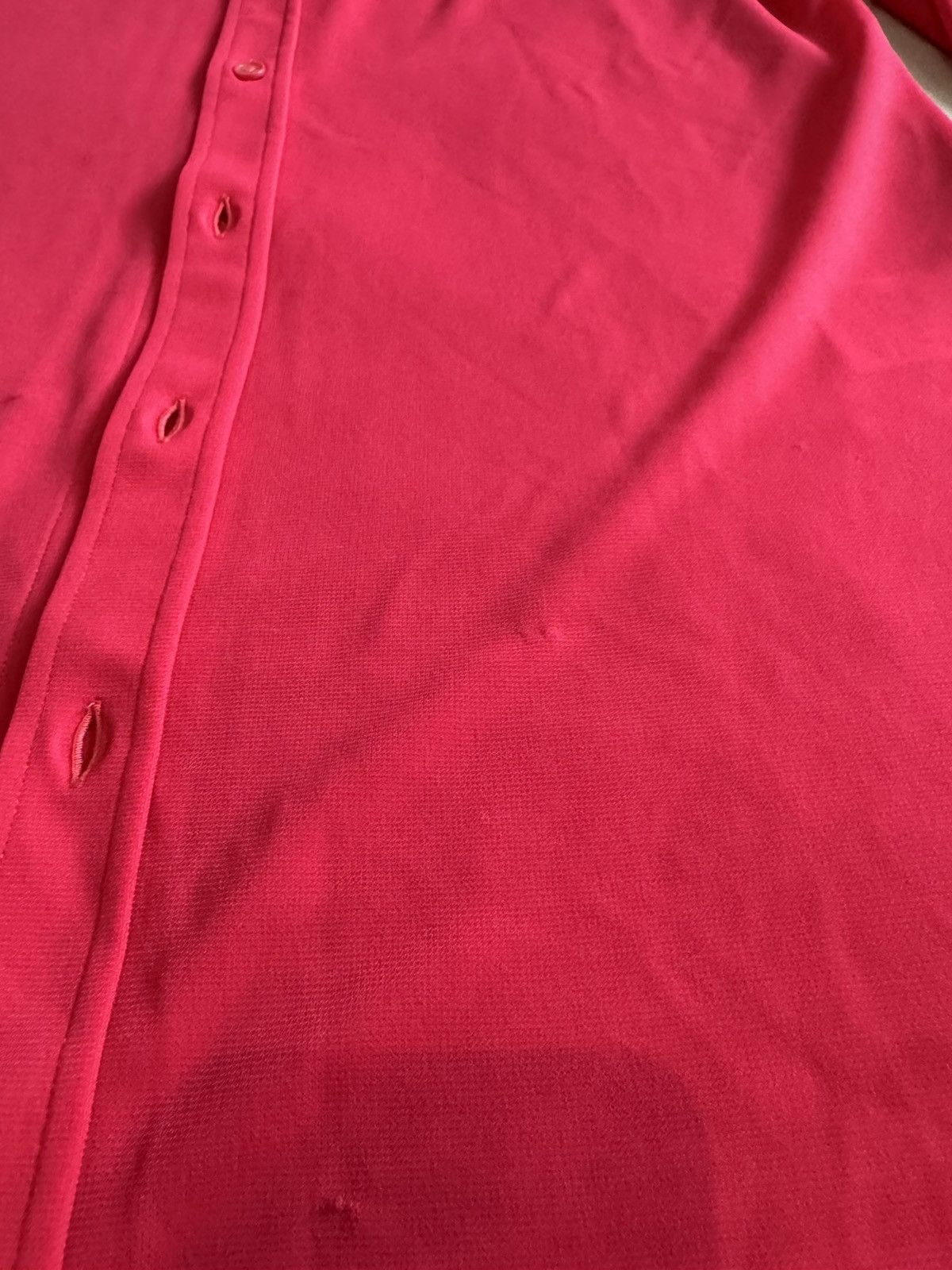Bottega Veneta BNWT $1500 Bottega Veneta red blouse see through shirt Size M / US 6-8 / IT 42-44 - 13 Thumbnail