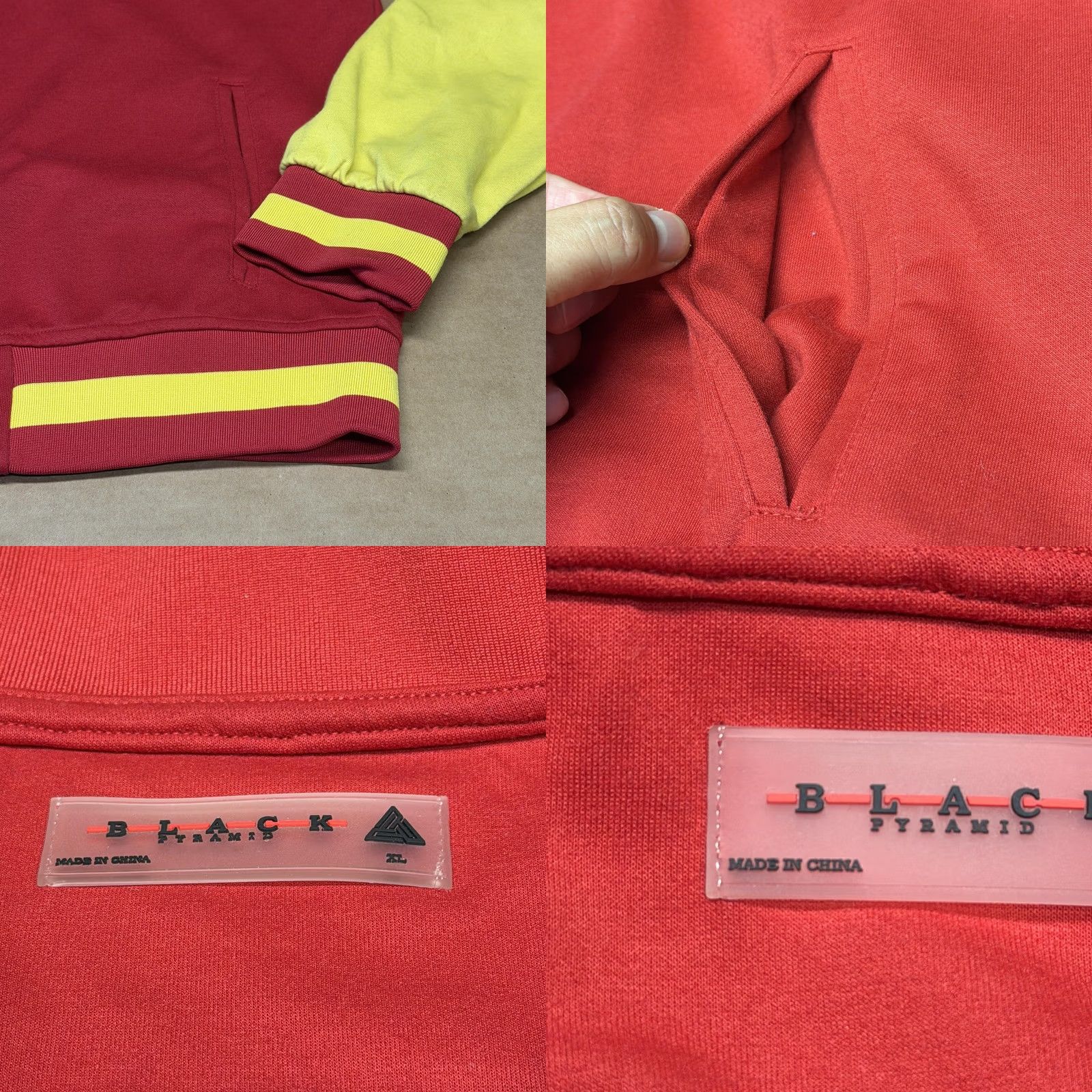 Black Pyramid Black Pyramid Jacket Mens Large Red Yellow Varsity Full Zip Hip Hop Streetwear Plaid? Size US L / EU 52-54 / 3 - 8 Thumbnail
