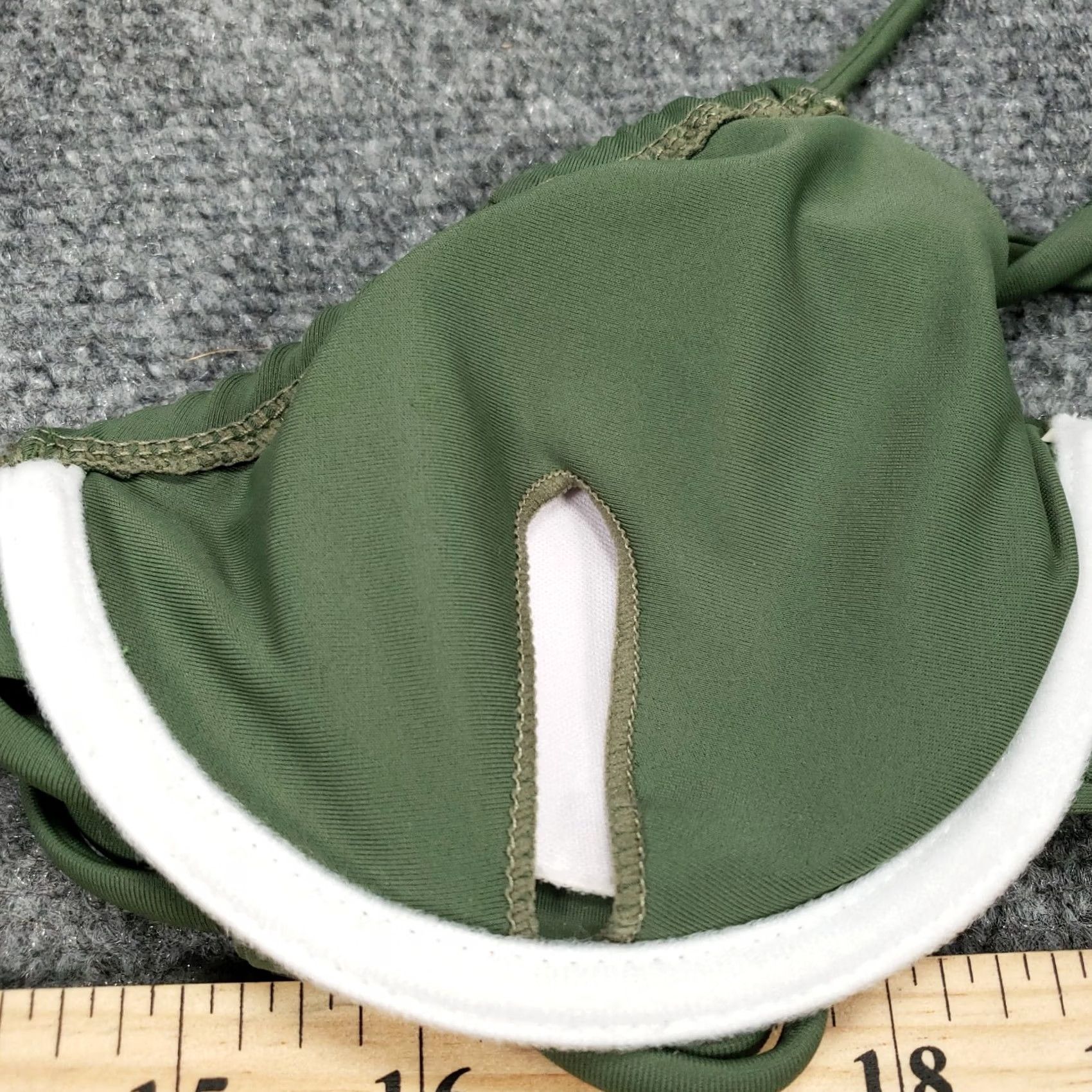 Shein Shein Green Tie Front Underwired Bikini Top Womens S Small Bathing Swimwear Size S / US 4 / IT 40 - 7 Thumbnail