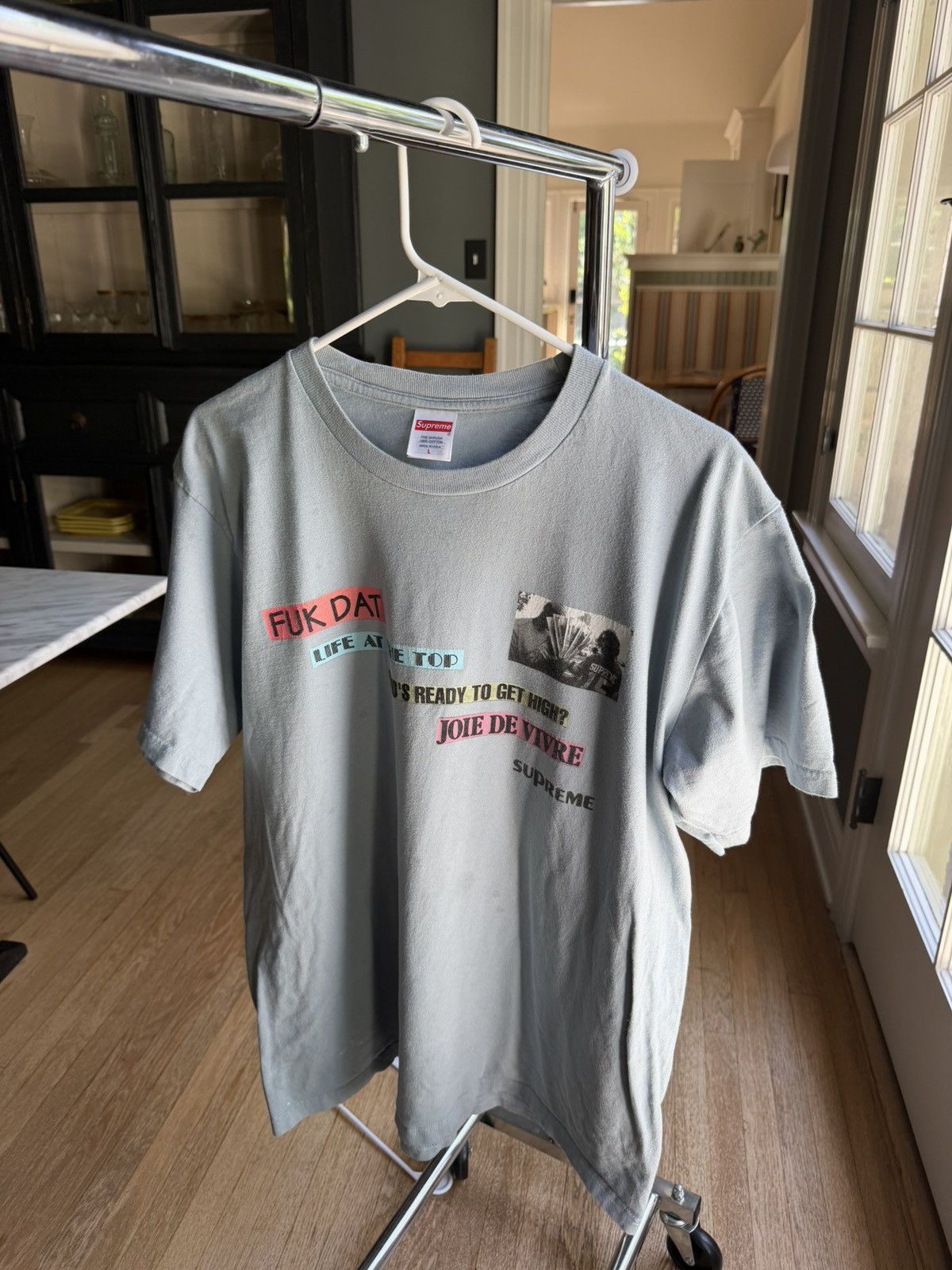 Supreme Supreme Graphic Tee “FUK DAT / Joie De Vivre” Size Large Size US L / EU 52-54 / 3 - 1 Thumbnail