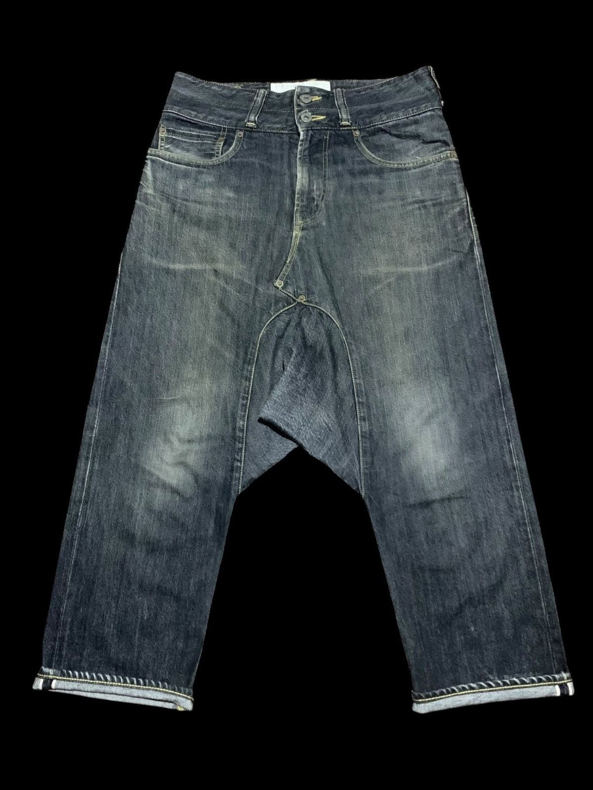 Comme des Garcons × Fumito Ganryu Ganryu drop crotch denim