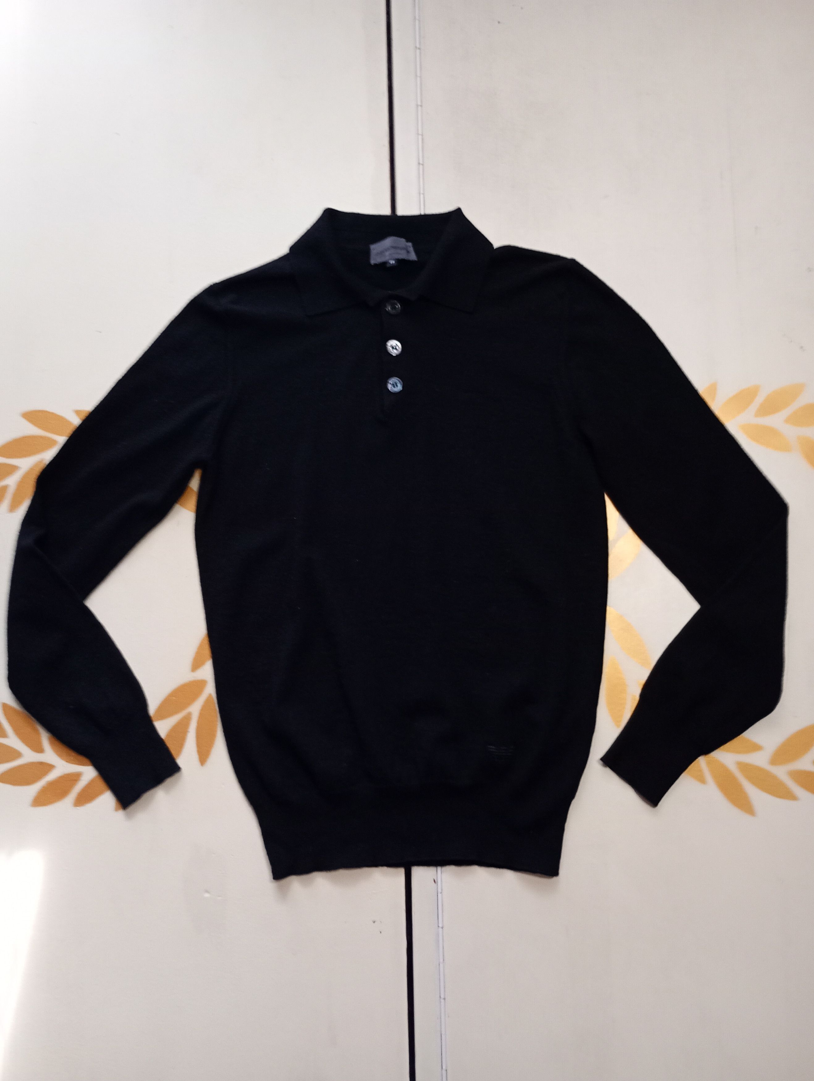 Emporio Armani × Giorgio Armani Emporio Armani Lana Wool Long Sleeve size 46 Size US S / EU 44-46 / 1 - 1 Thumbnail
