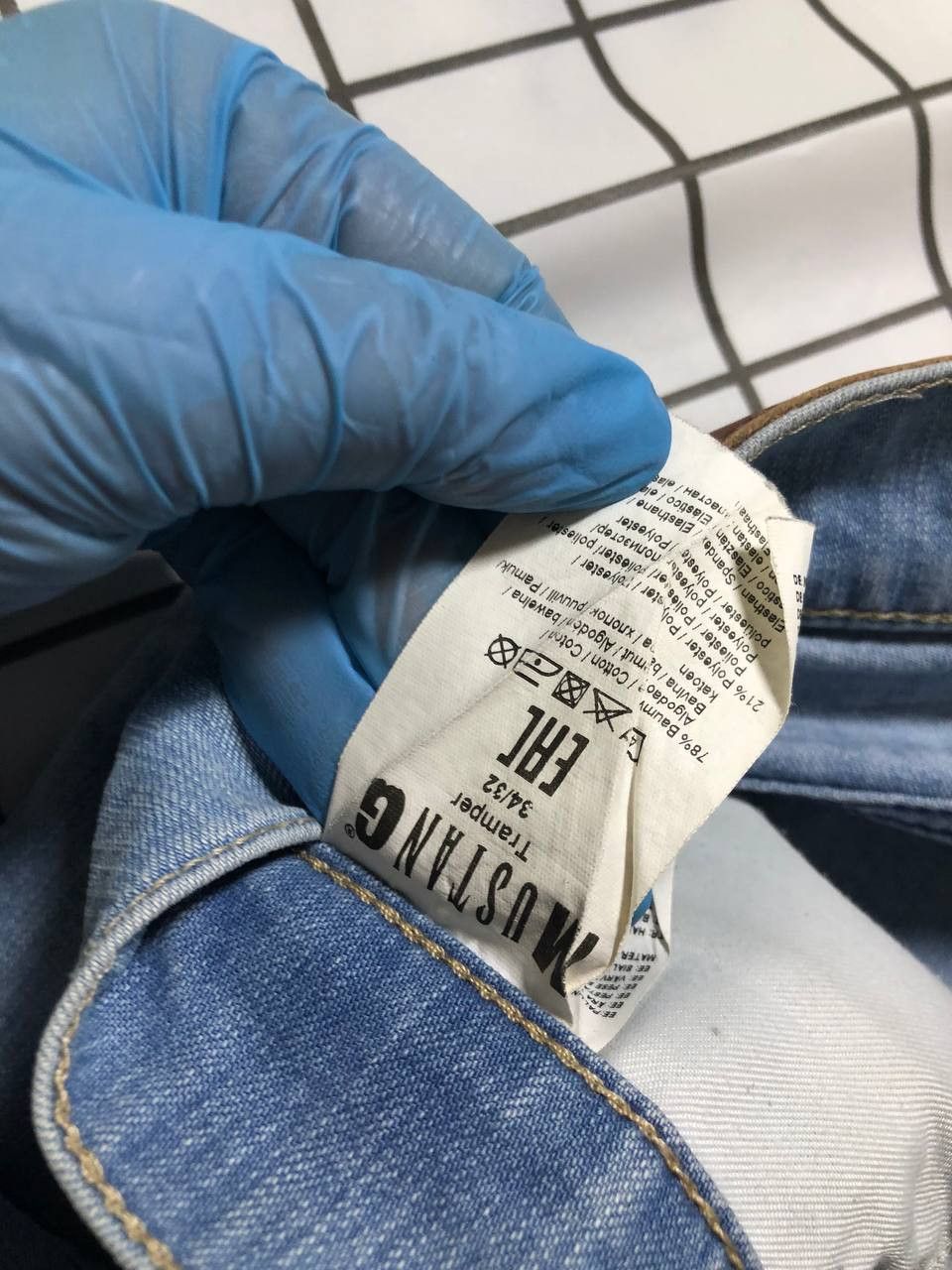 Mustang Mustang Denim Jeans: High Waisted Distressed Blue Size US 34 / EU 50 - 17 Thumbnail