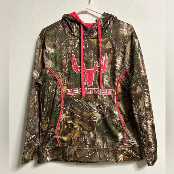 Realtree Real Tree Cottonwood Canyon Camo Pink Hoodie Size M / US 6-8 / IT 42-44 - 1 Thumbnail