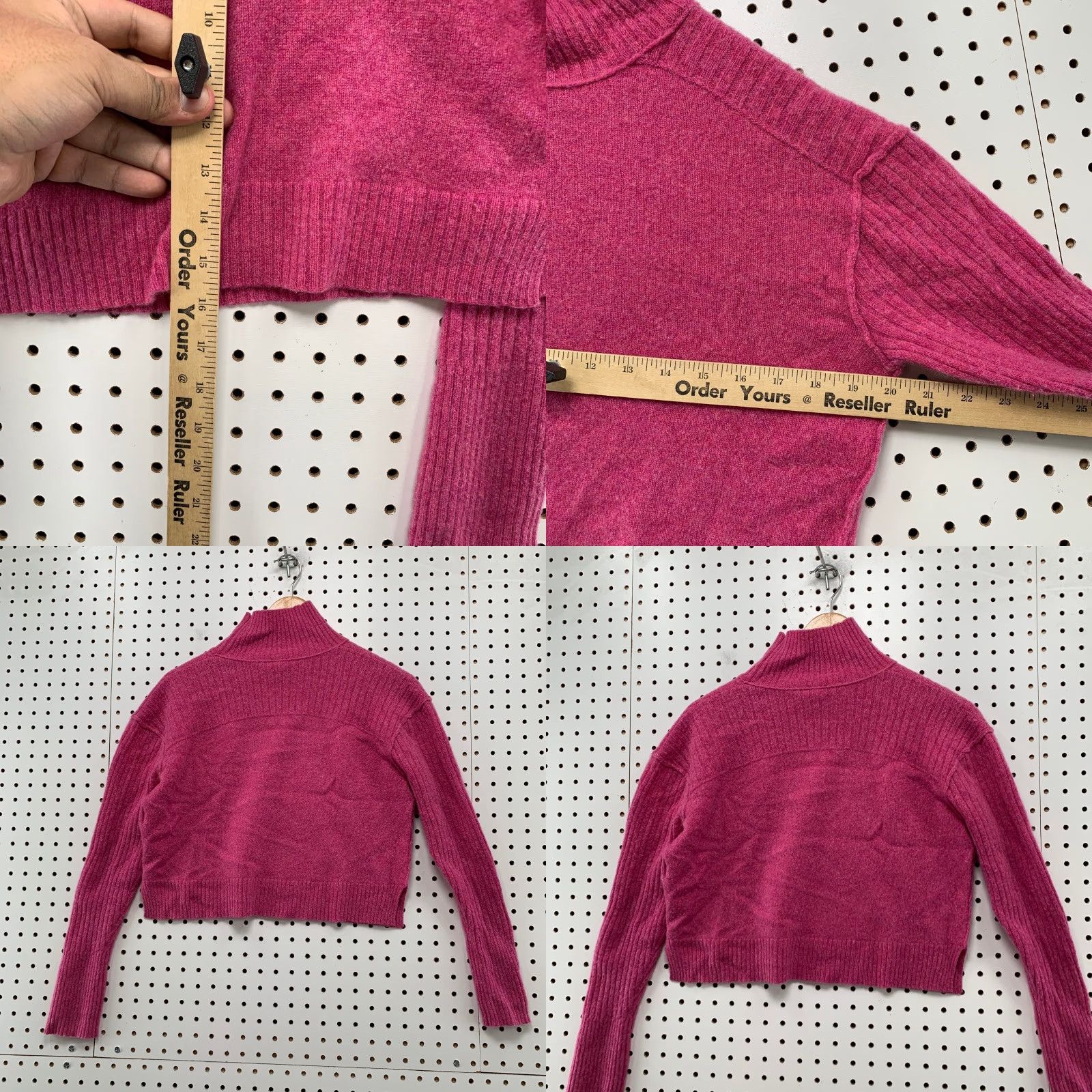 Free People Free People Aubrey Cashmere Turtleneck Sweater Womens XS Pink Soft Cozy Size XS / US 0-2 / IT 36-38 - 8 Thumbnail