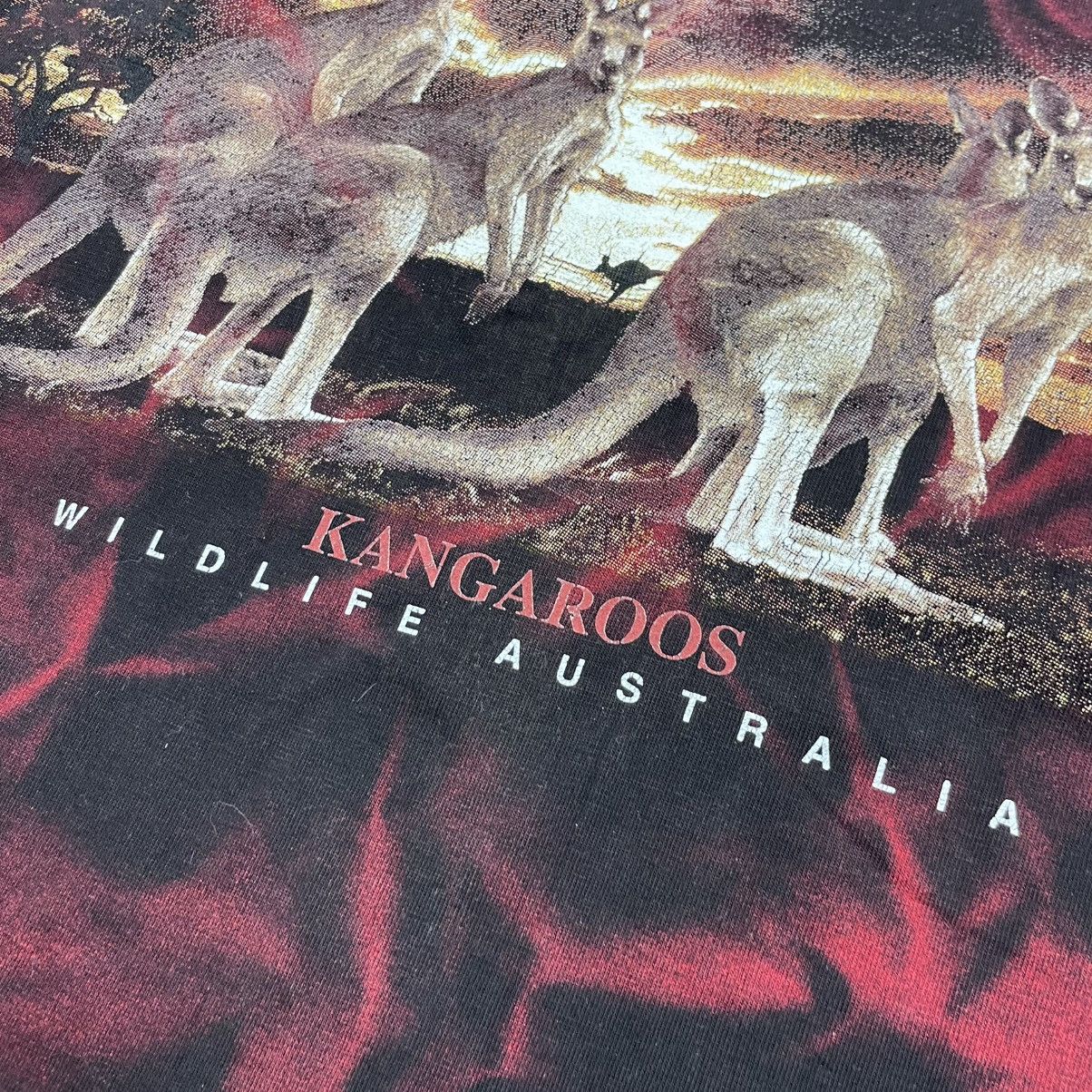Vintage Churinga Designs Kangaroos Wildlife Australia T Shirt Size US XL / EU 56 / 4 - 12 Thumbnail