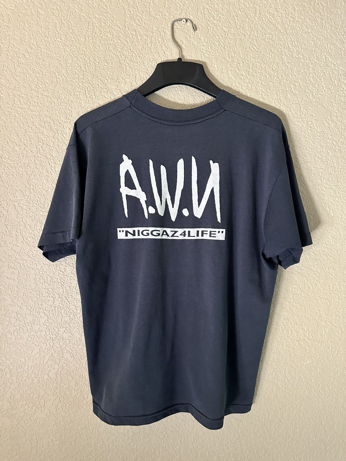 Vintage Vintage NWA EFIL4ZAGGIN Album Promo Shirt 1991 Size XL Size US XL / EU 56 / 4 - 2 Thumbnail