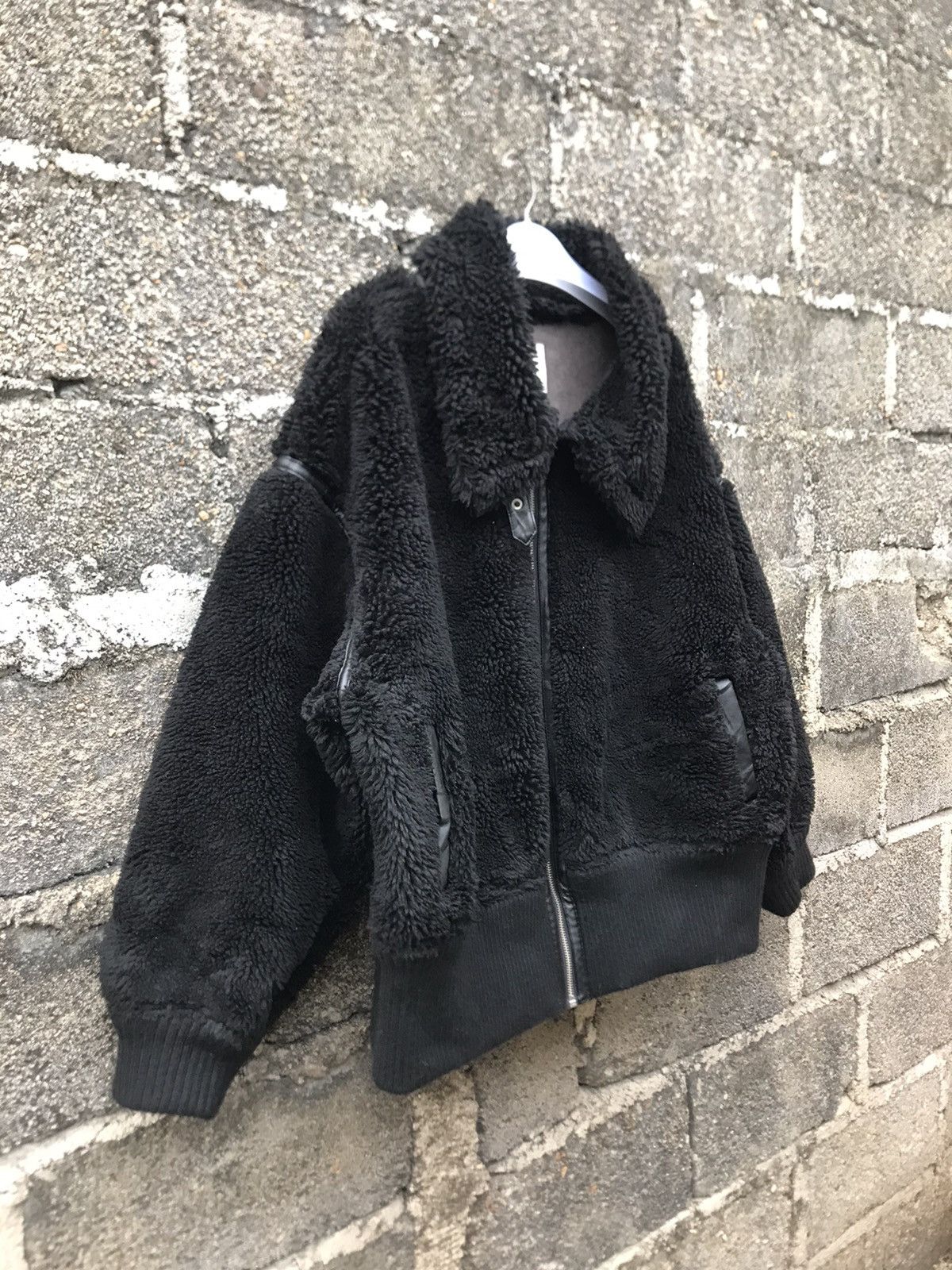 Japanese Brand 🔥Winter Fashion Gyda Oversize Shearling Bomber Jacket Size US M / EU 48-50 / 2 - 2 Thumbnail