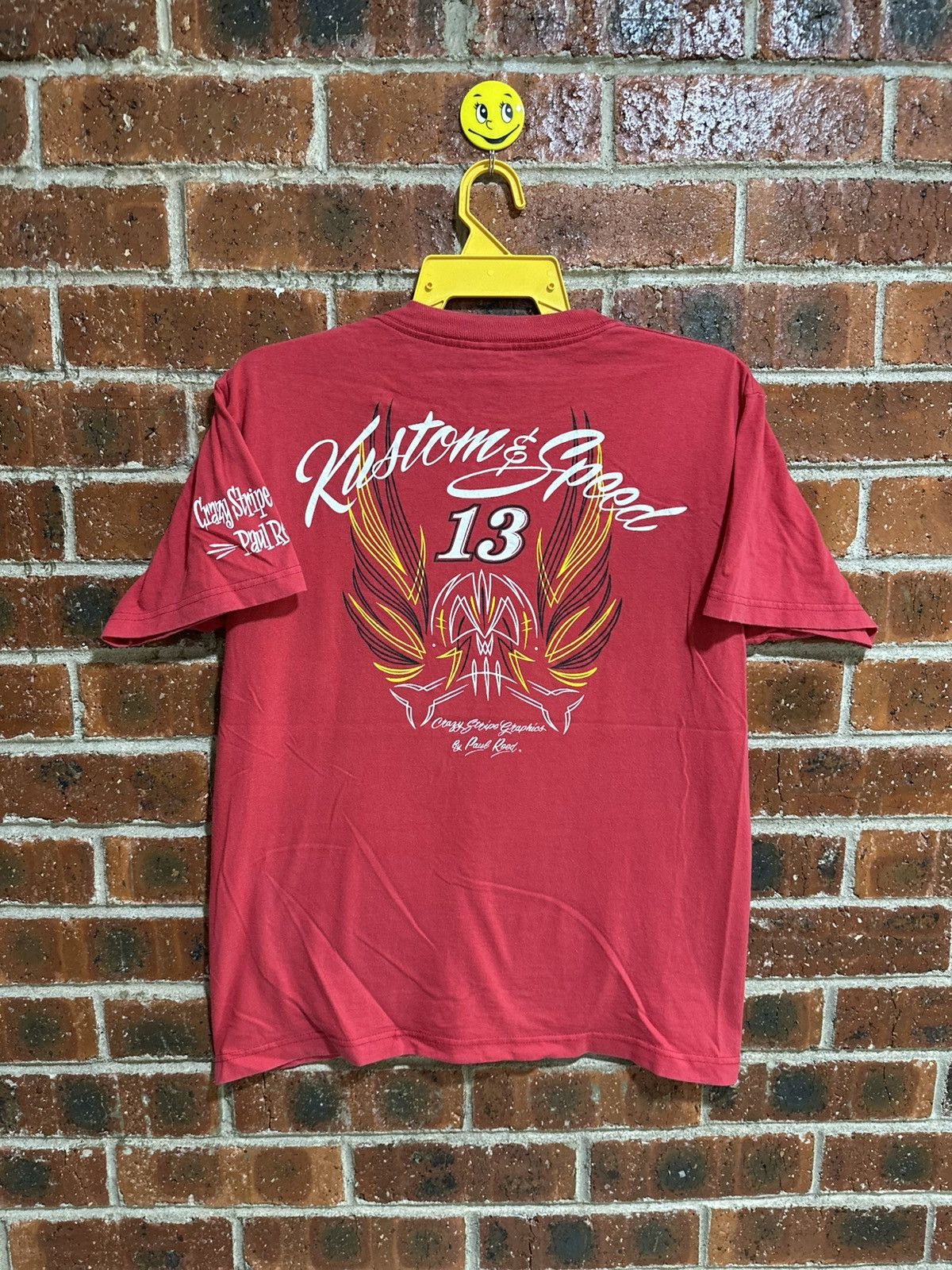 Vintage Vintage Paul Reed Crazy Stripe Graphics Faded Tee Size US M / EU 48-50 / 2 - 1 Thumbnail