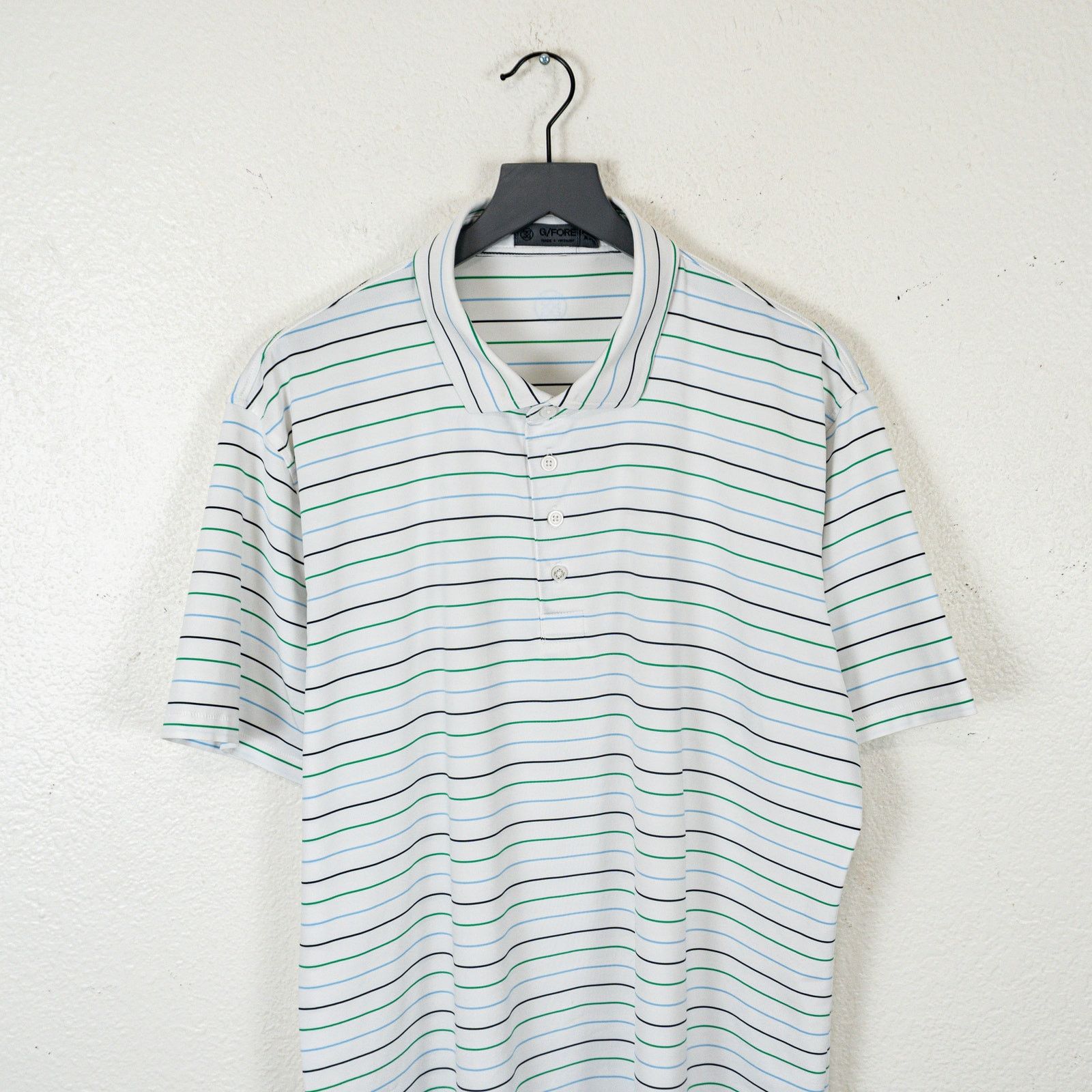 G/FORE G/FORE Golf Tech Polo Shirt White striped Size XL Size US XL / EU 56 / 4 - 2 Thumbnail
