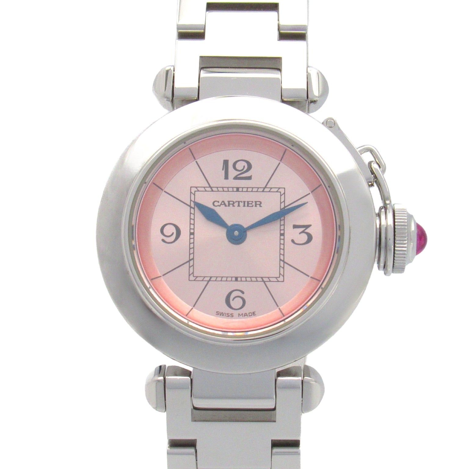 Cartier Cartier Miss Pasha Women Watch Quartz Stainless Steel Pink Size ONE SIZE - 1 Thumbnail