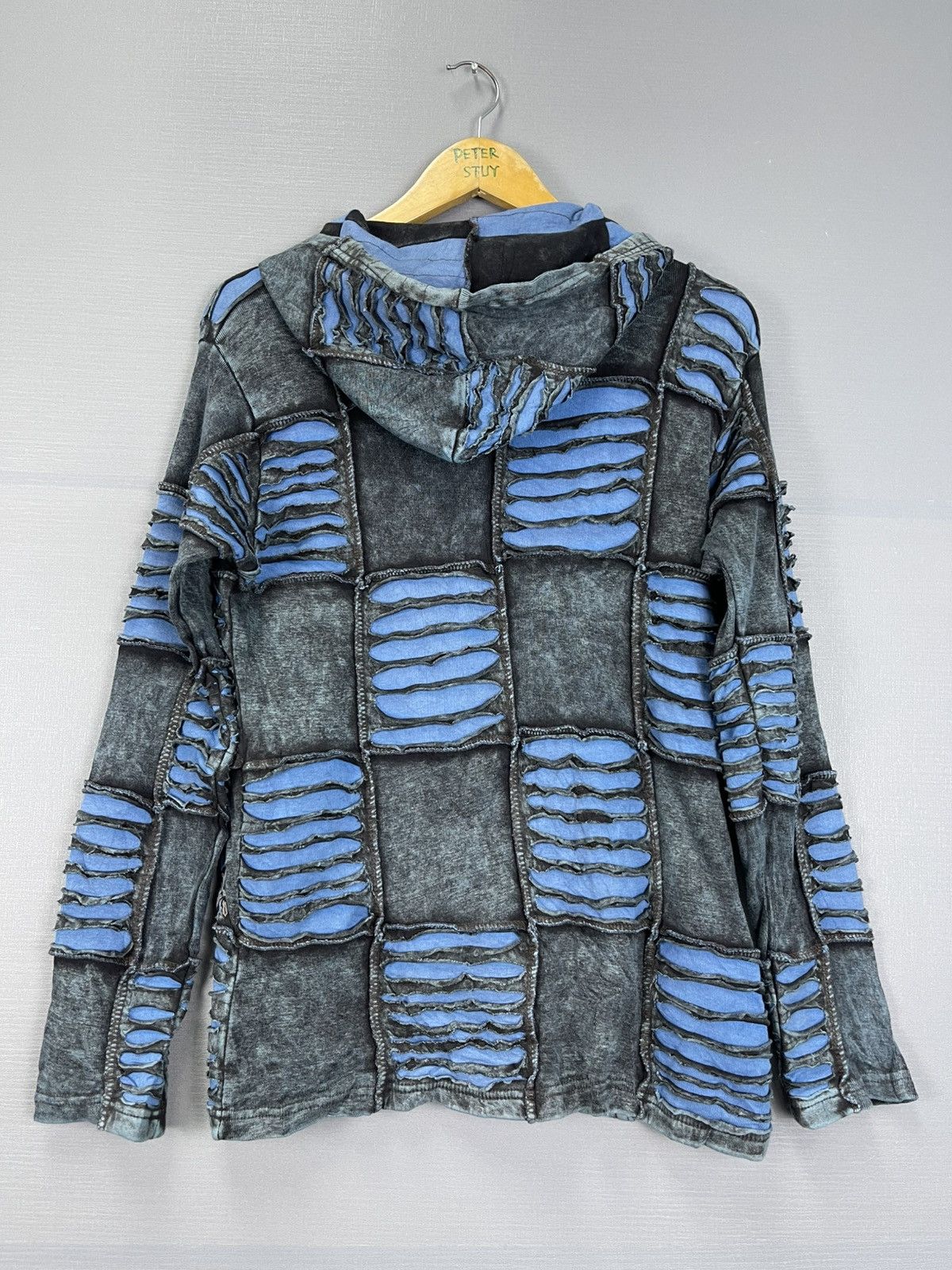 Vintage Vintage patchwork hoodie Size US L / EU 52-54 / 3 - 9 Thumbnail