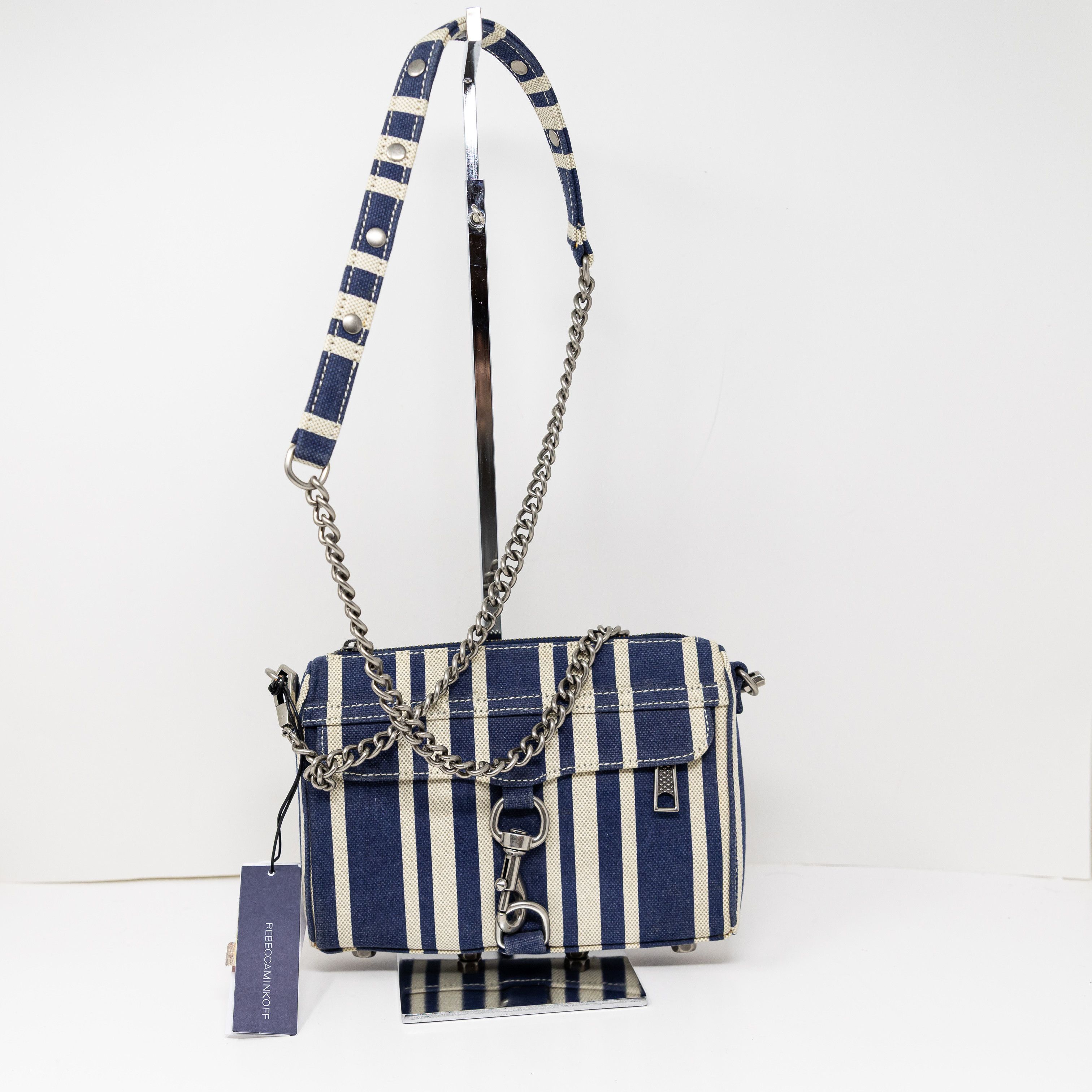 Rebecca Minkoff NEW Rebecca Minkoff Mini MAC Navy Blue Size ONE SIZE - 1 Thumbnail
