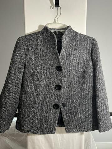 Jones New York Stylish Jones New York Signature Petite Tweed Jacket Size L / US 10 / IT 46 - 1 Thumbnail