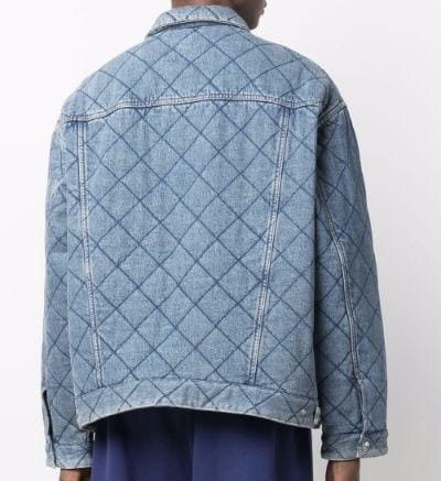Balenciaga Balenciaga Oversized Quilted Denim Jacket Size US L / EU 52-54 / 3 - 3 Thumbnail