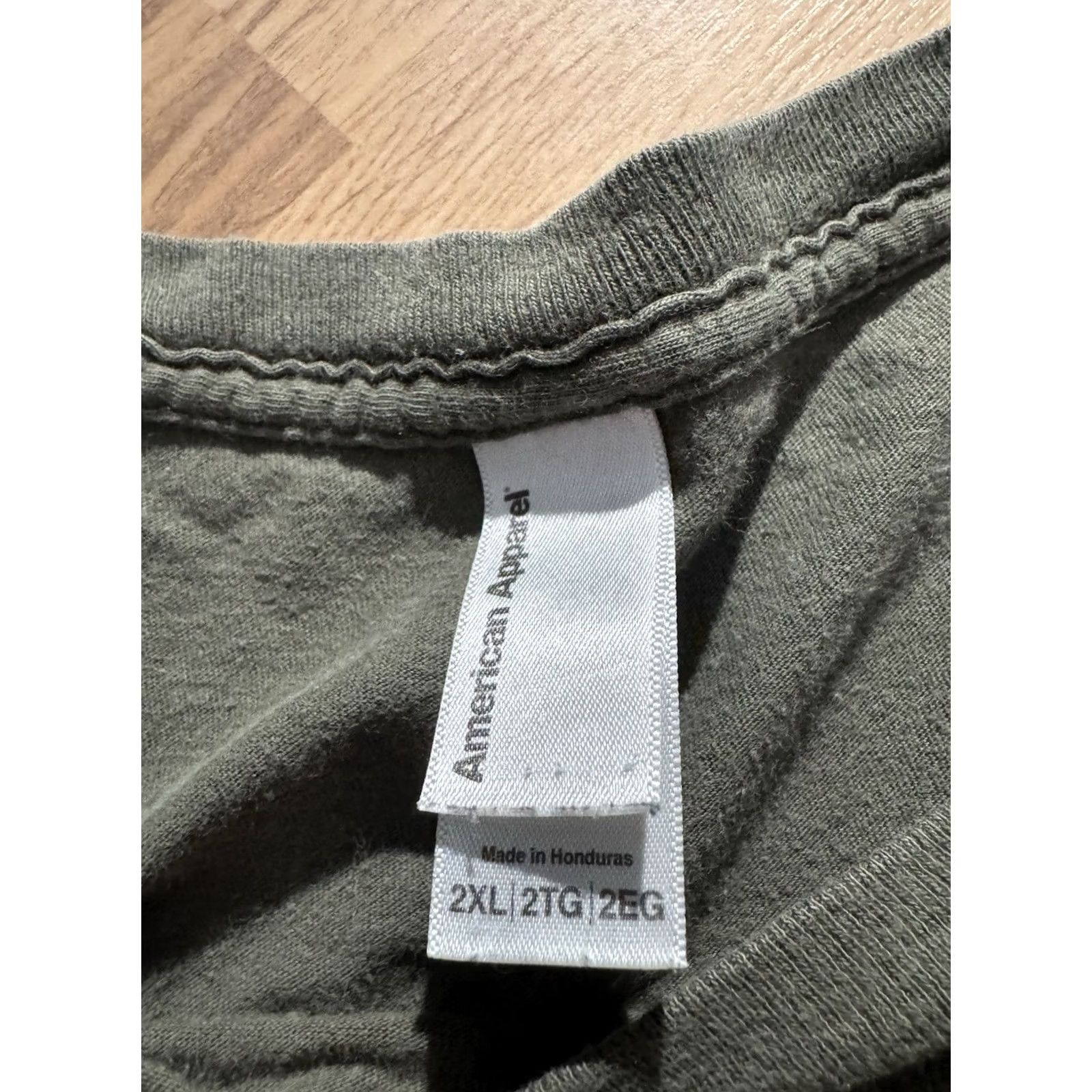 American Apparel VINTAGE Cake UFO Pig Tour Shirt Prolonging The Magic Album Army Green XXL Mens Size US XXL / EU 58 / 5 - 2 Thumbnail