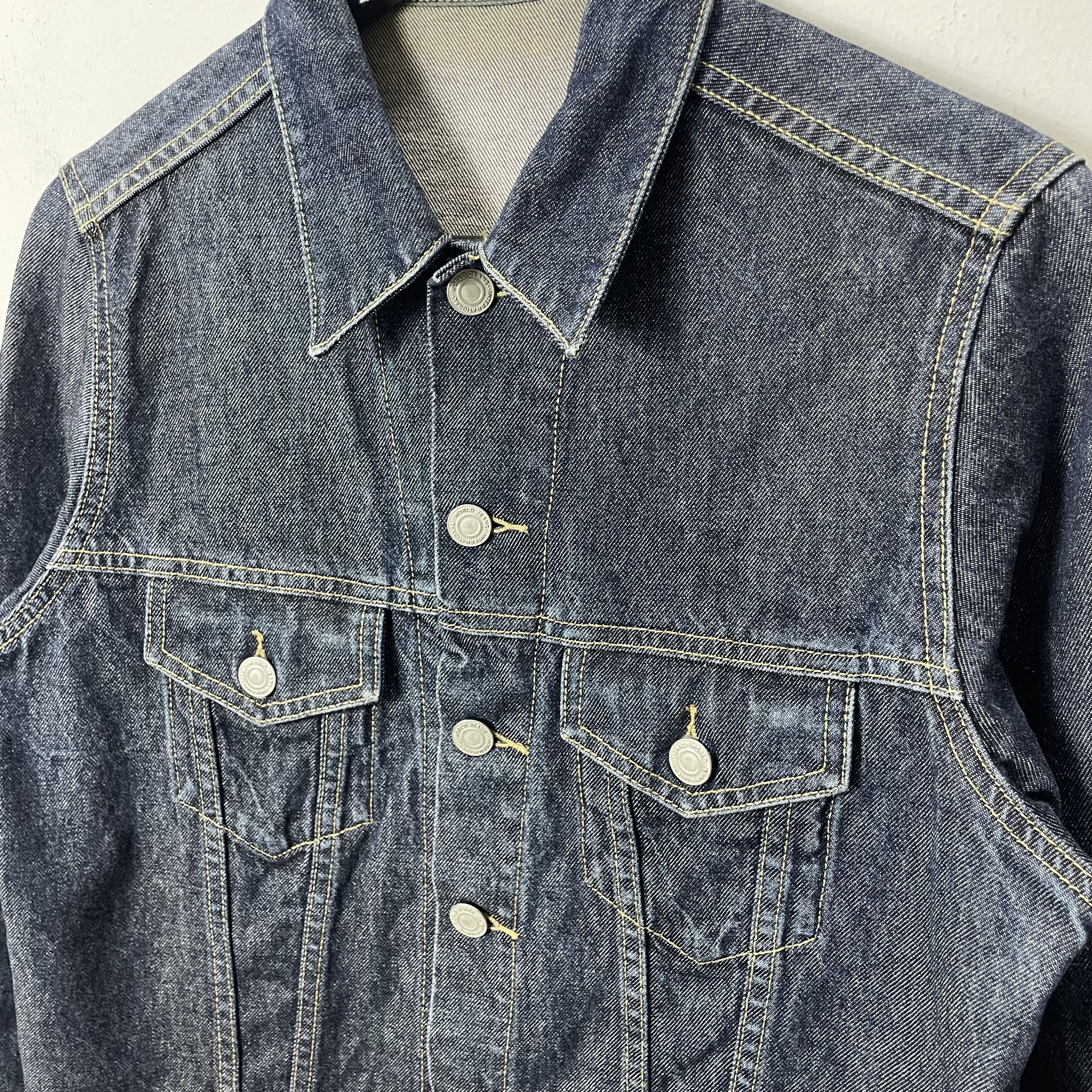 Japanese Brand × Uniqlo UNIQLO DENIM JACKET TYPE 3 VINTAGE LABEL 