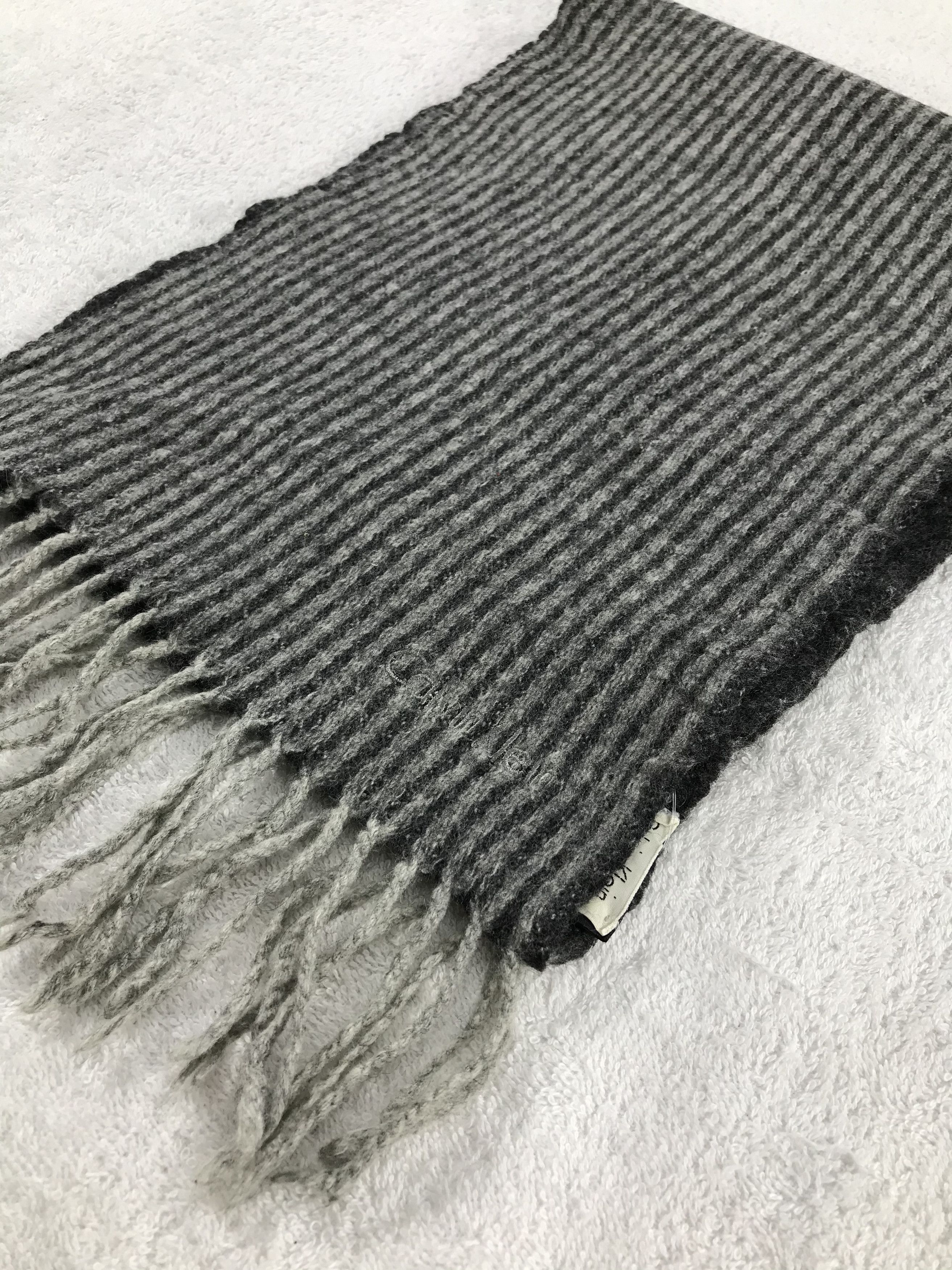 Calvin Klein × Vintage Calvin Klein Scarf / Muffler / Neckwear - WW1230 Size ONE SIZE - 3 Thumbnail