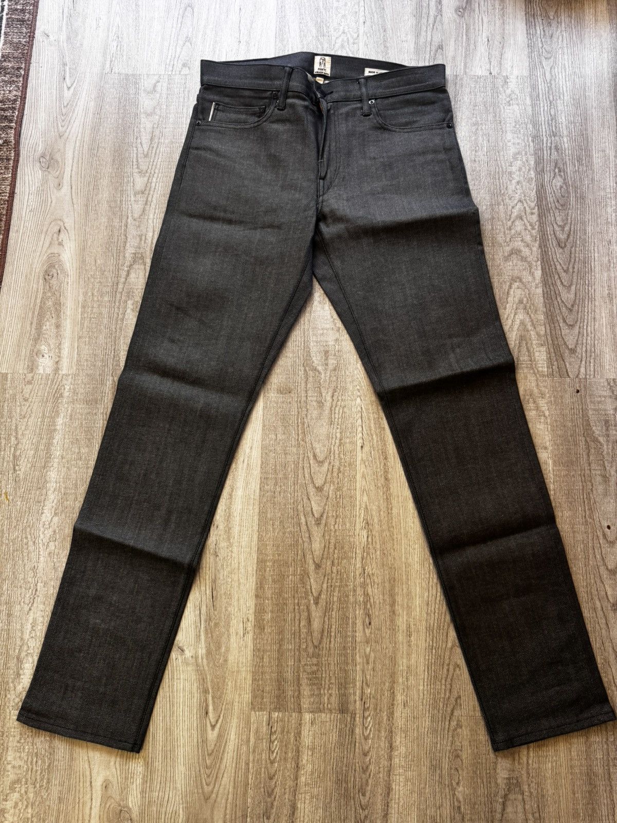 Hiroshi Kato The Pen Slim - Gray Raw 10.5oz Selvedge Size US 34 / EU 50 - 1 Thumbnail