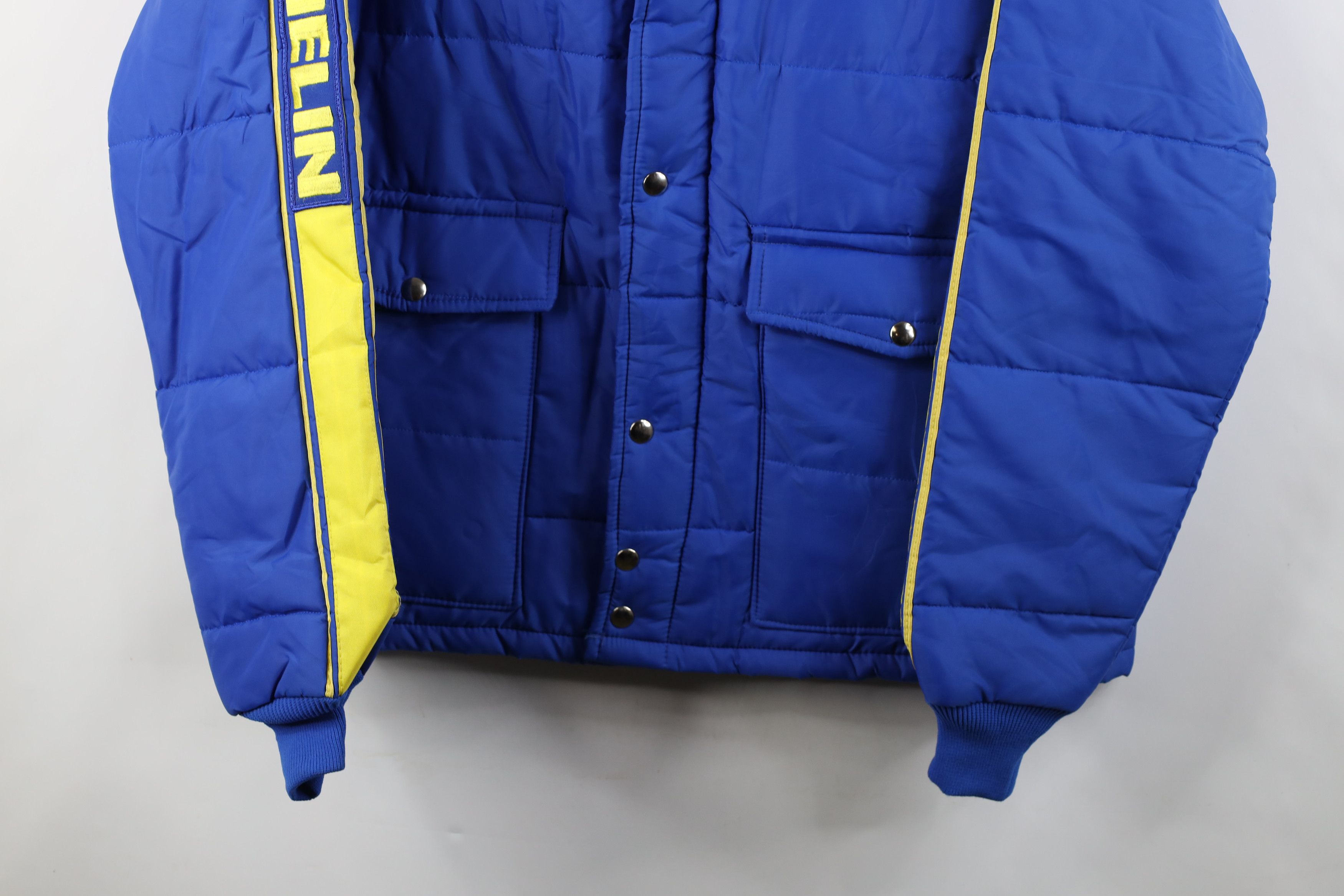 Vintage Vintage 70s Michelin Man Tires Full Zip Puffer Jacket Size US L / EU 52-54 / 3 - 3 Thumbnail