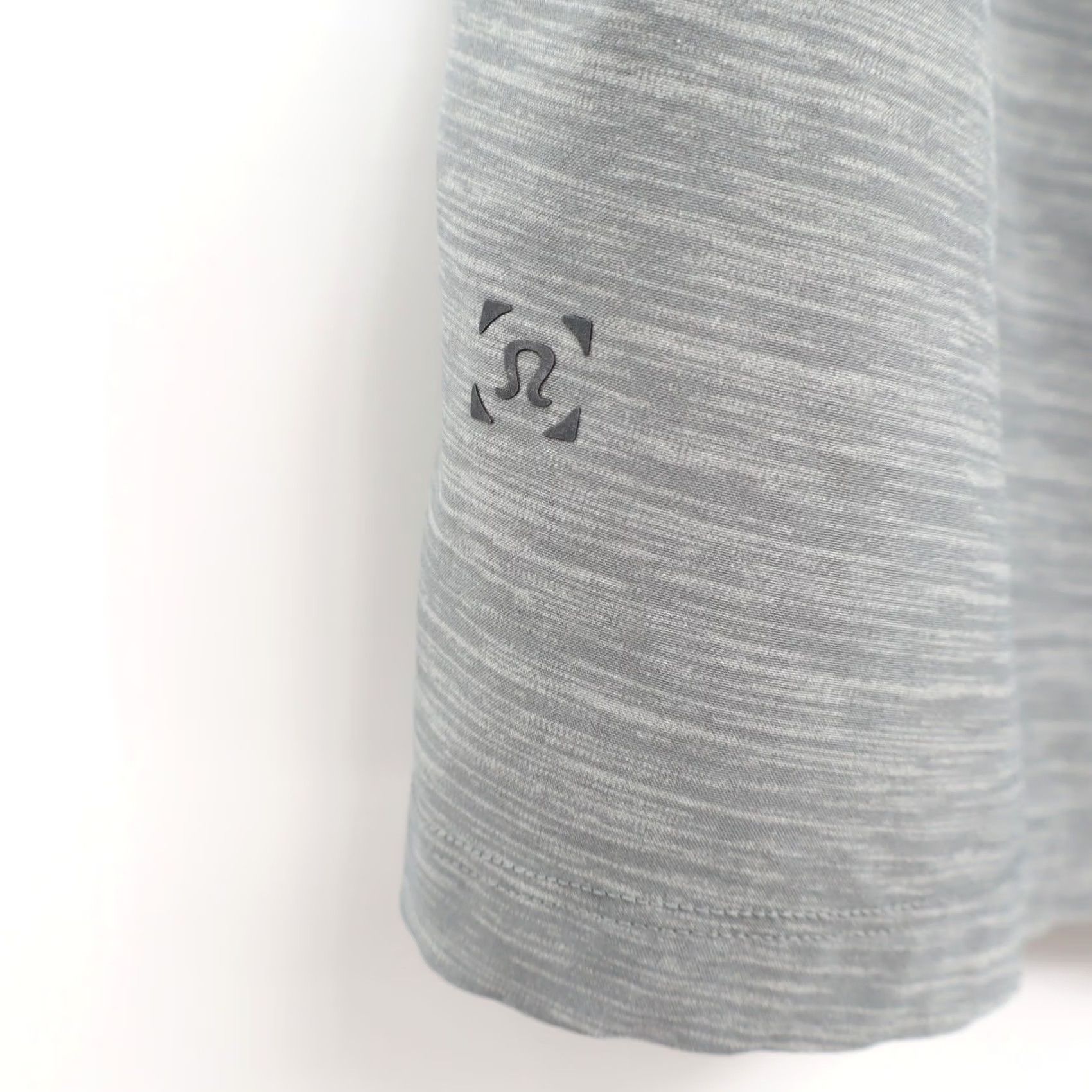 Lululemon Lululemon T.H.E. Short Lineless 11" Heather Allover Sea Salt Light Cast Sz L Mens Athletic Blended Material Gray 11" Inseam Size US 33 - 3 Thumbnail