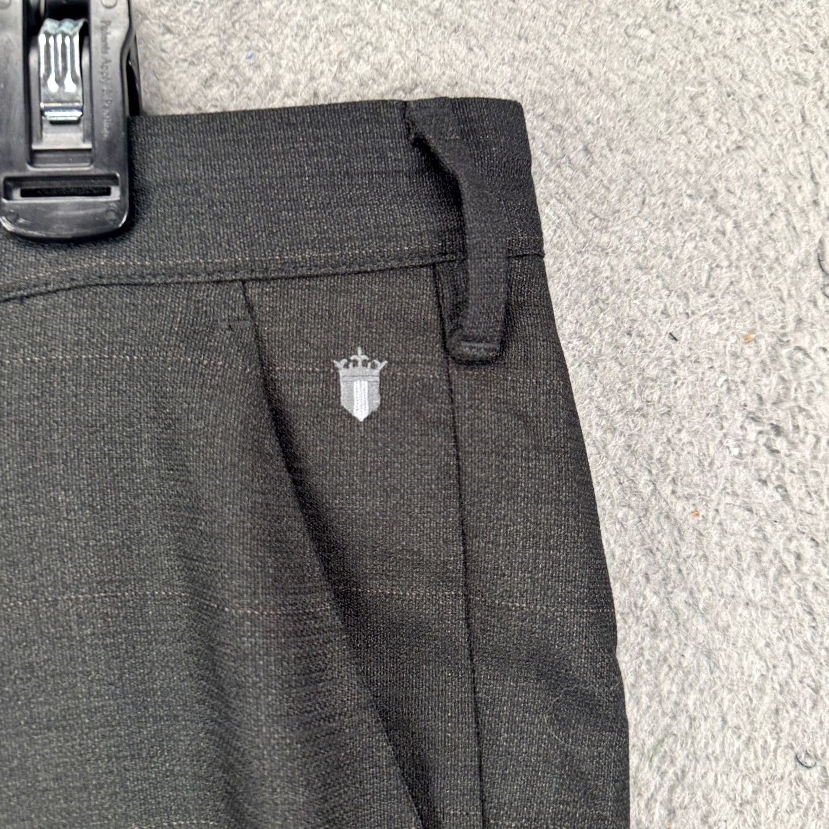 Vintage Louis Philippe Mens Chino Pants 36X30 Dark Gray Flat Front Pocket Stretch NEW Mens Chino Pants Size US 36 / EU 52 - 7 Thumbnail
