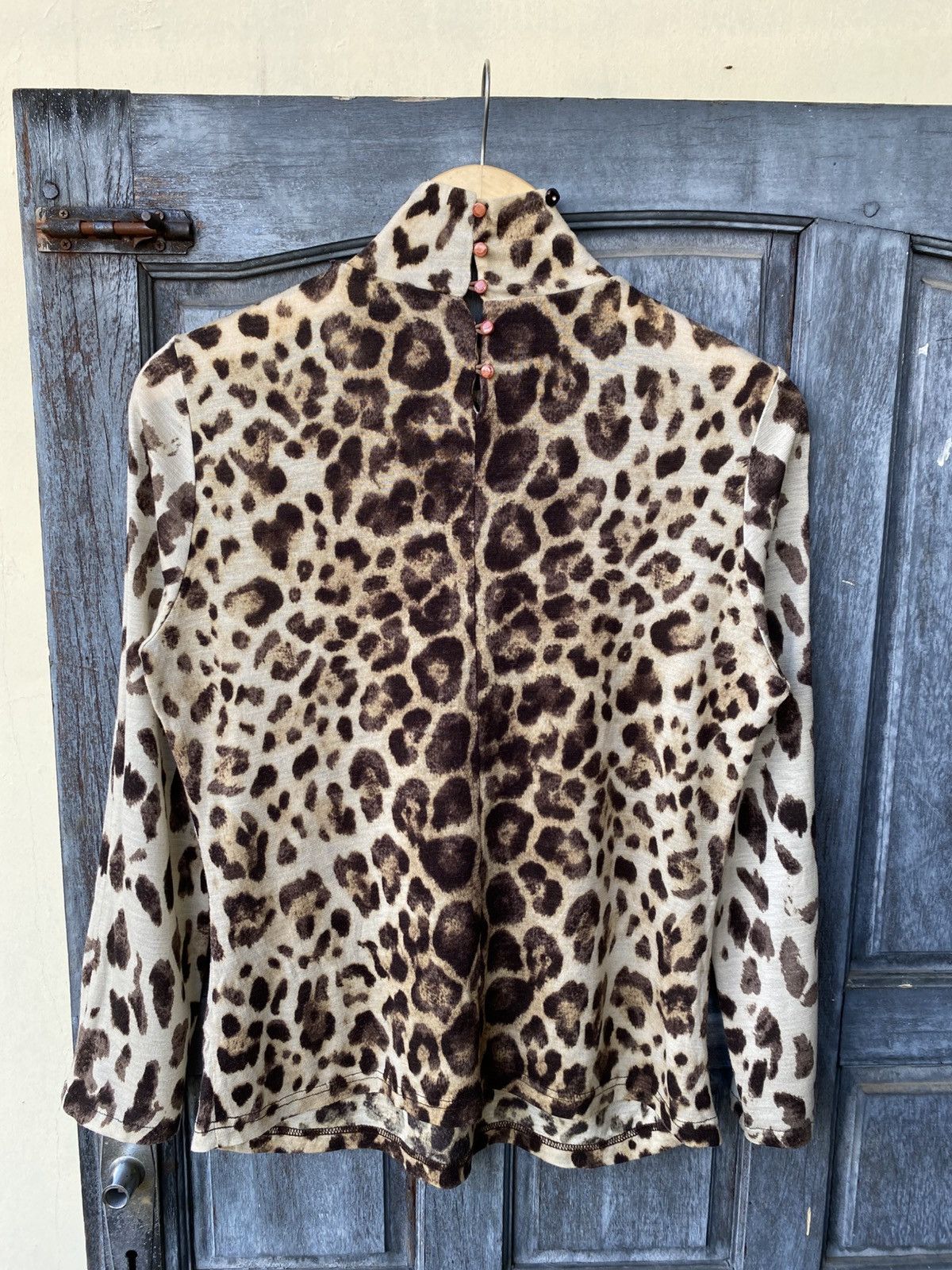 Vintage Vintage Boho Chic Ruffle Leopard Pussy Bow Blouse Japanese Size M / US 6-8 / IT 42-44 - 2 Thumbnail