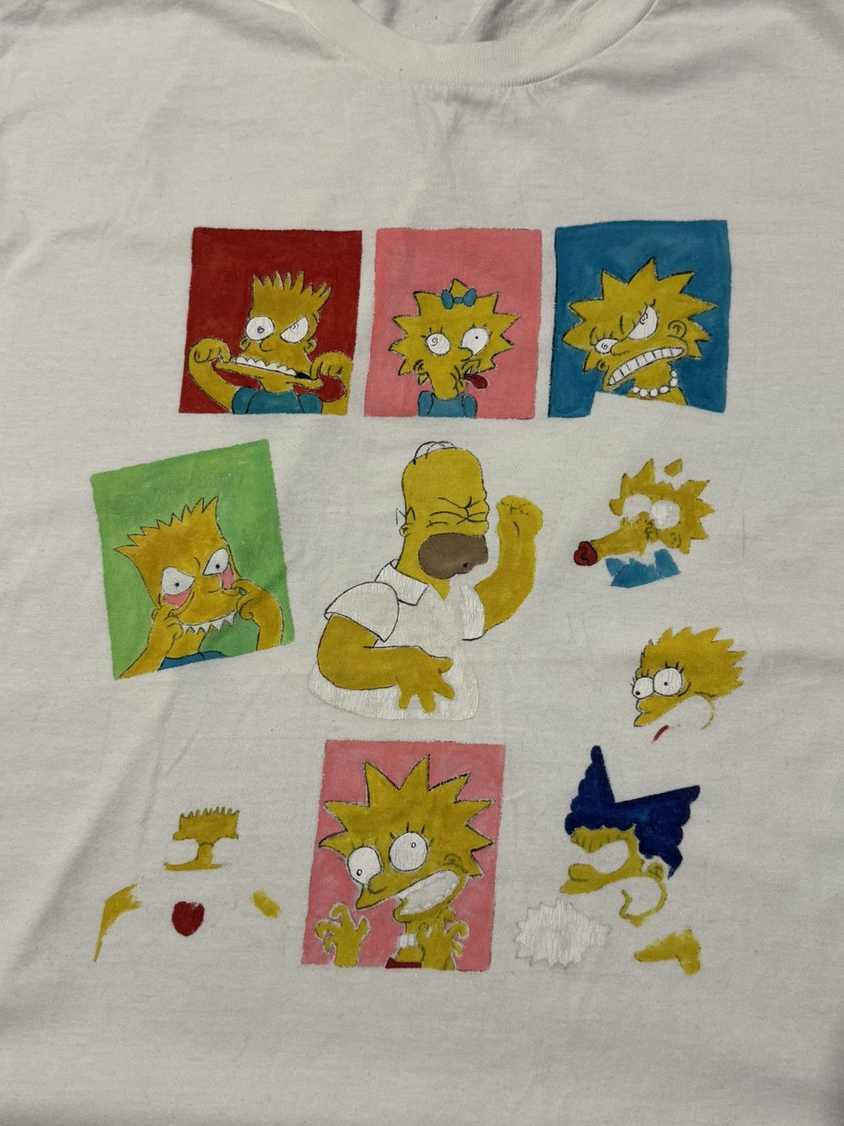 The Simpsons 🔷Vintage The Simpsons X Levis T-shirt 90s🔷 Size US L / EU 52-54 / 3 - 3 Thumbnail