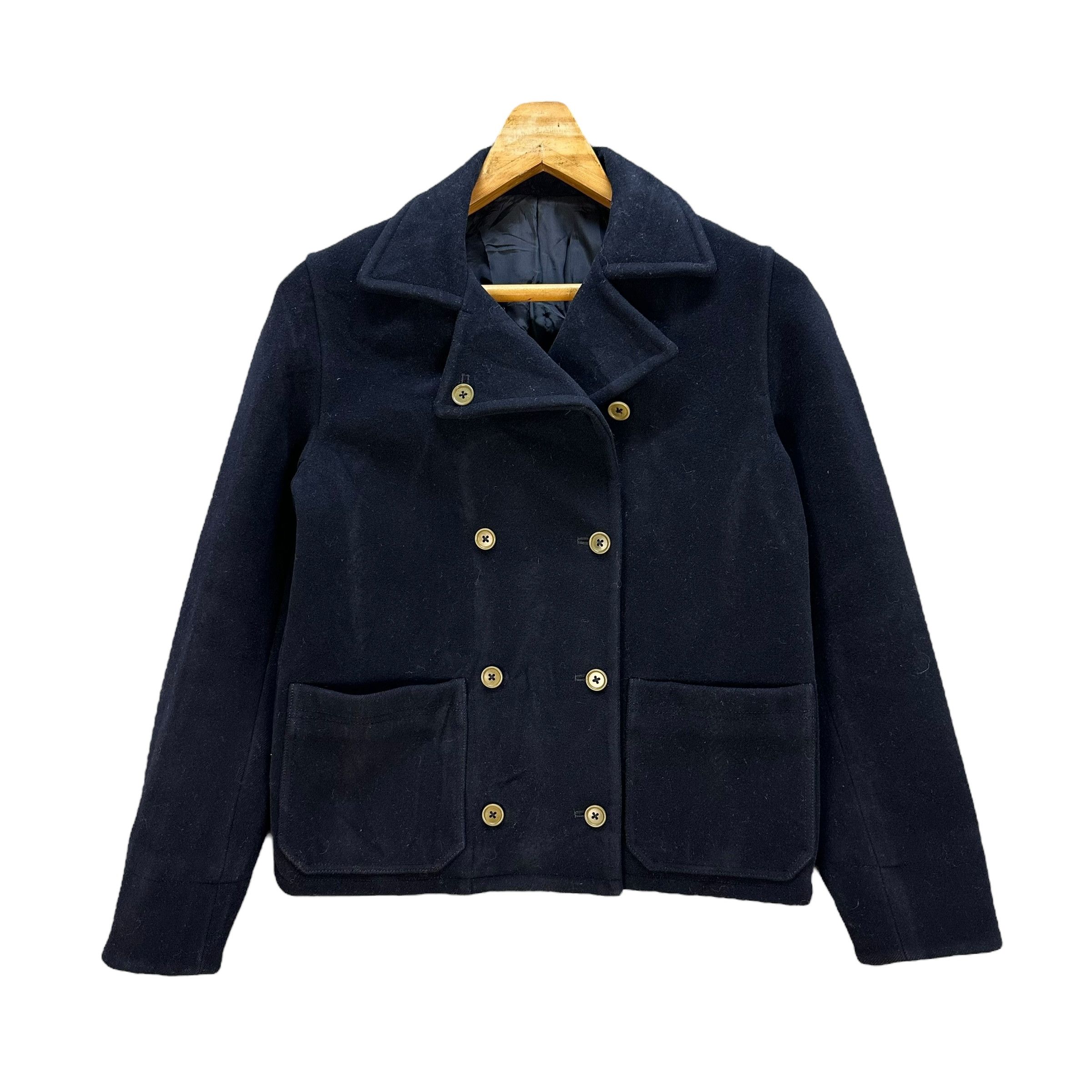 Margaret Howell Margaret Howell Double Breasted Wool Coat #A13-0323 Size S / US 4 / IT 40 - 1 Thumbnail