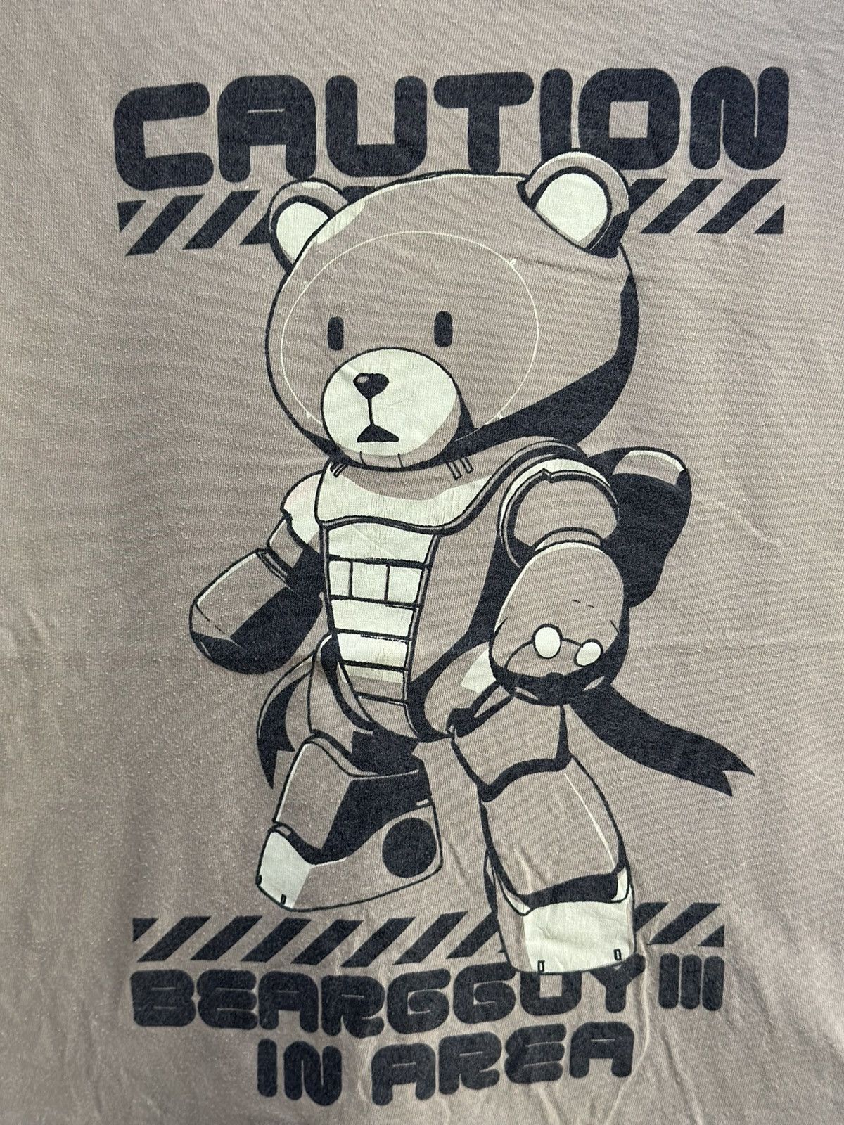 Anime × Japanese Brand × Vintage Vintage Gundam Build Fighter Beargguy In Area Faded Tee Size US M / EU 48-50 / 2 - 2 Thumbnail