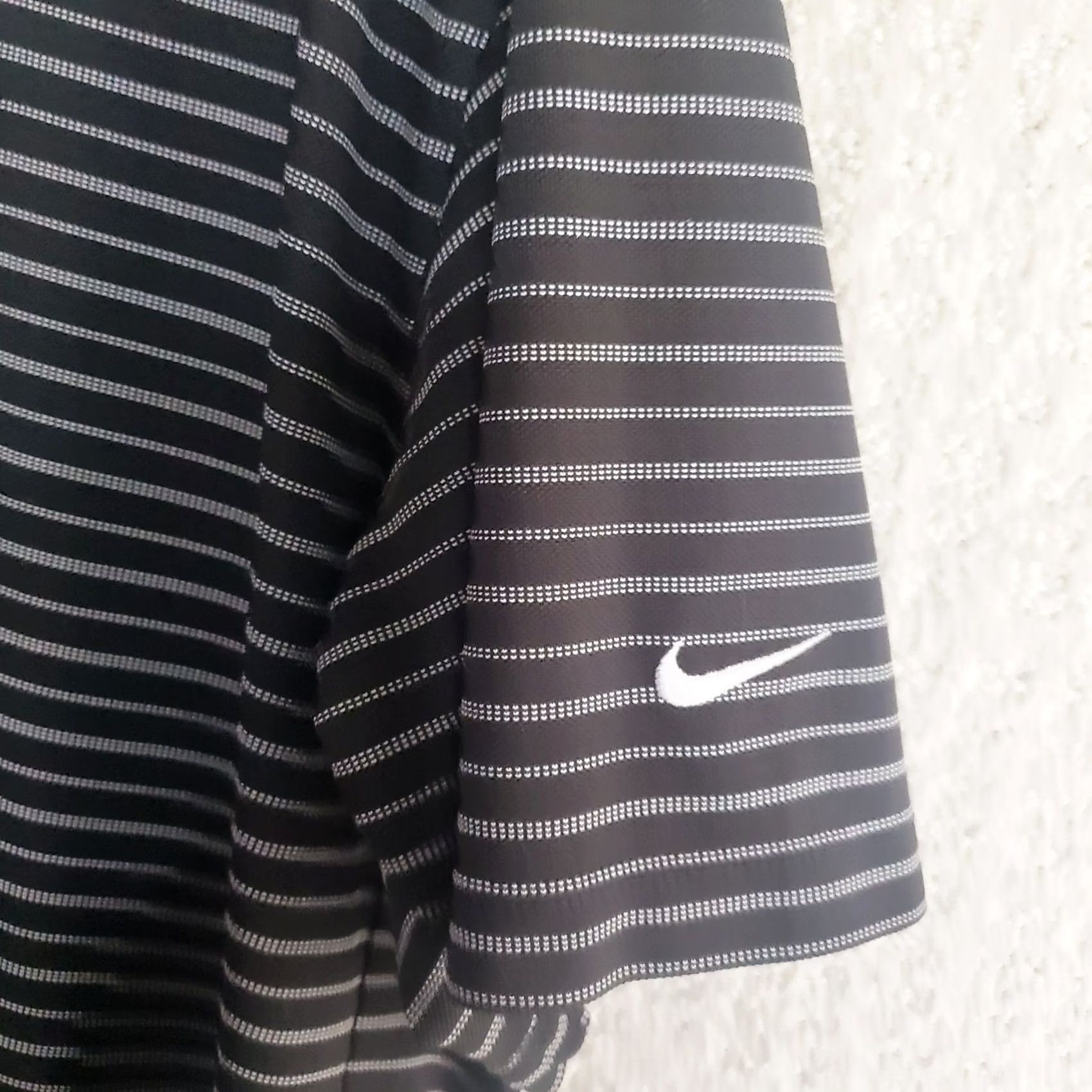 Nike Nike Golf Polo Shirt Mens XL Black Striped Swoosh Performance SC National Size US XL / EU 56 / 4 - 6 Thumbnail