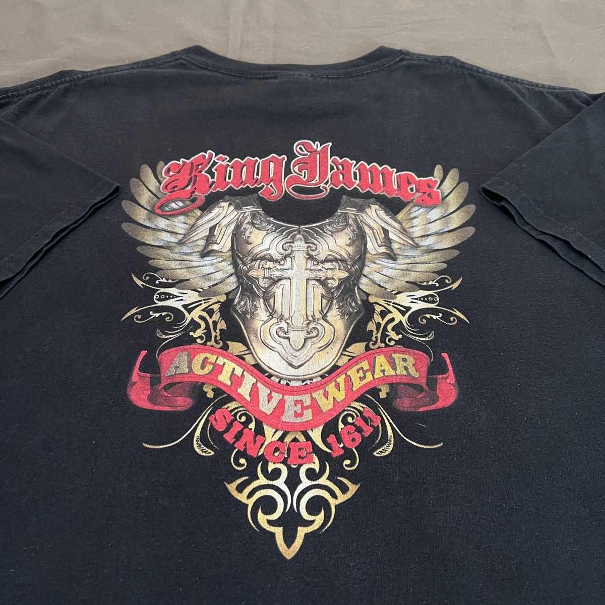 Vintage Vintage Y2K King James Bible Holy God Jesus Promo Tee XL Size US XL / EU 56 / 4 - 1 Thumbnail