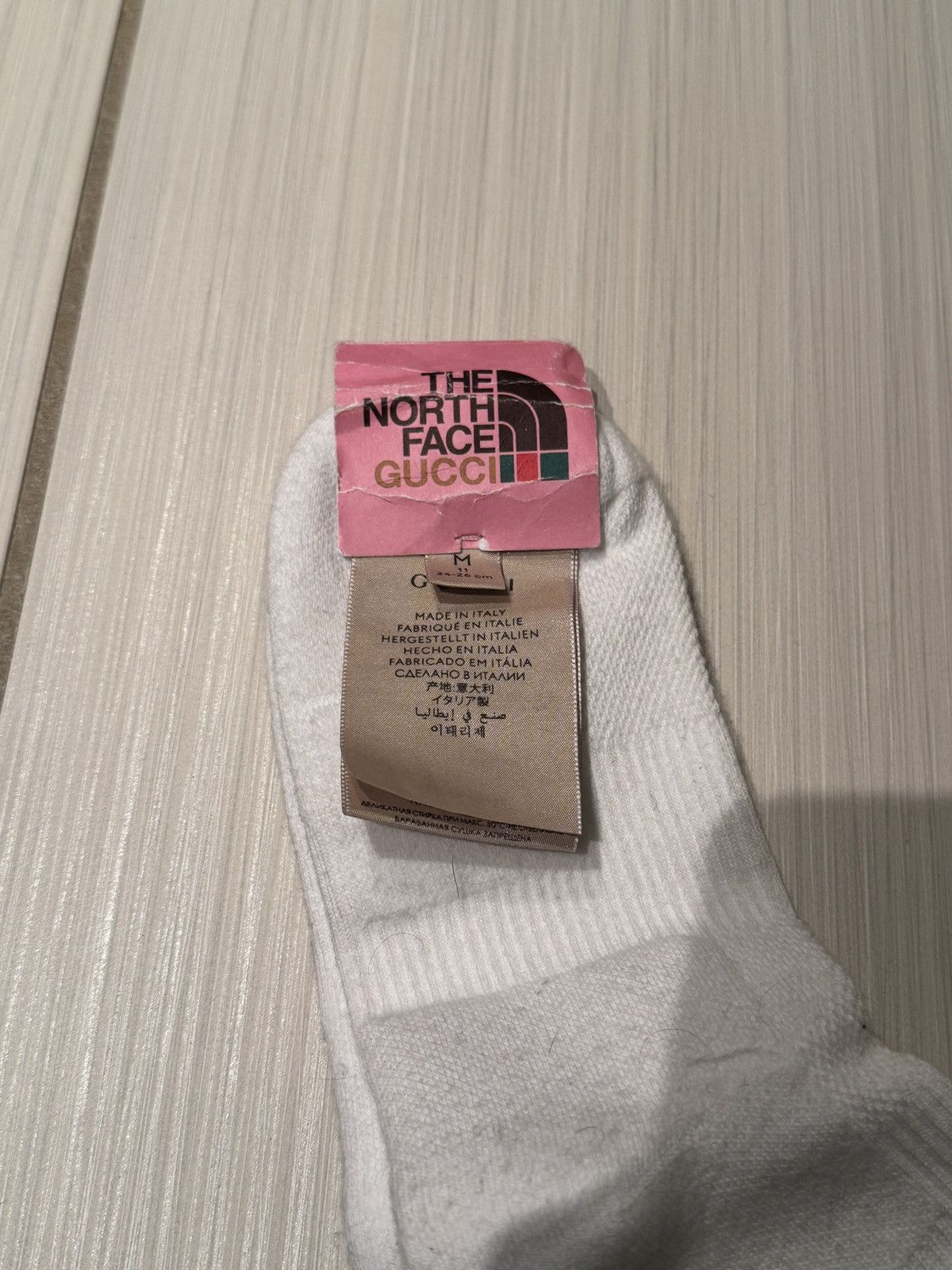 Gucci × The North Face GUCCI x NORTHFACE SOCKS Size ONE SIZE - 2 Thumbnail