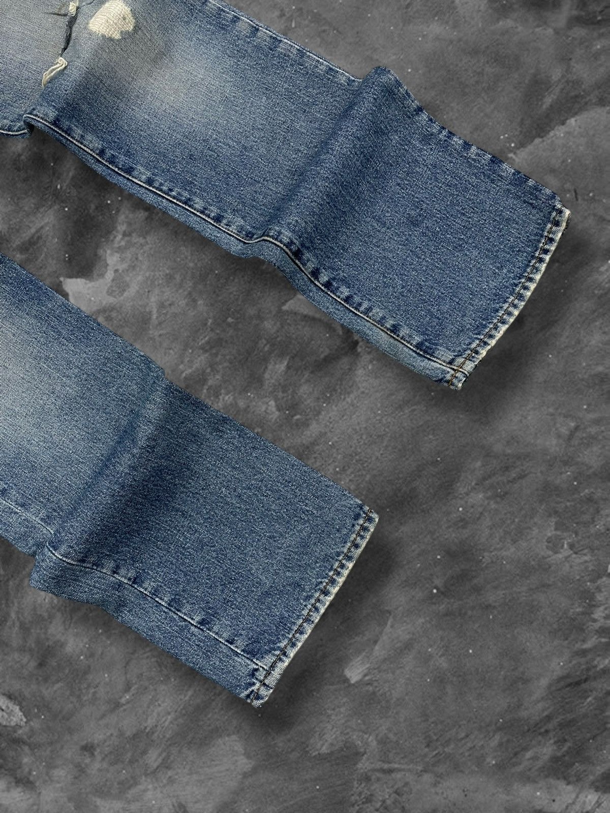 Japanese Brand Vintage 90s Designer Japan In The Attic Splash Grunge Denim Size US 30 / EU 46 - 3 Thumbnail