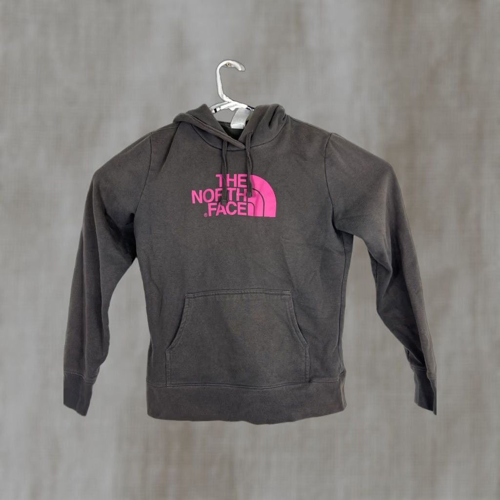 The North Face The North Face Womens Pullover Hoodie Main Selling Point Grey Pink Half Dome M Size M / US 6-8 / IT 42-44 - 1 Thumbnail